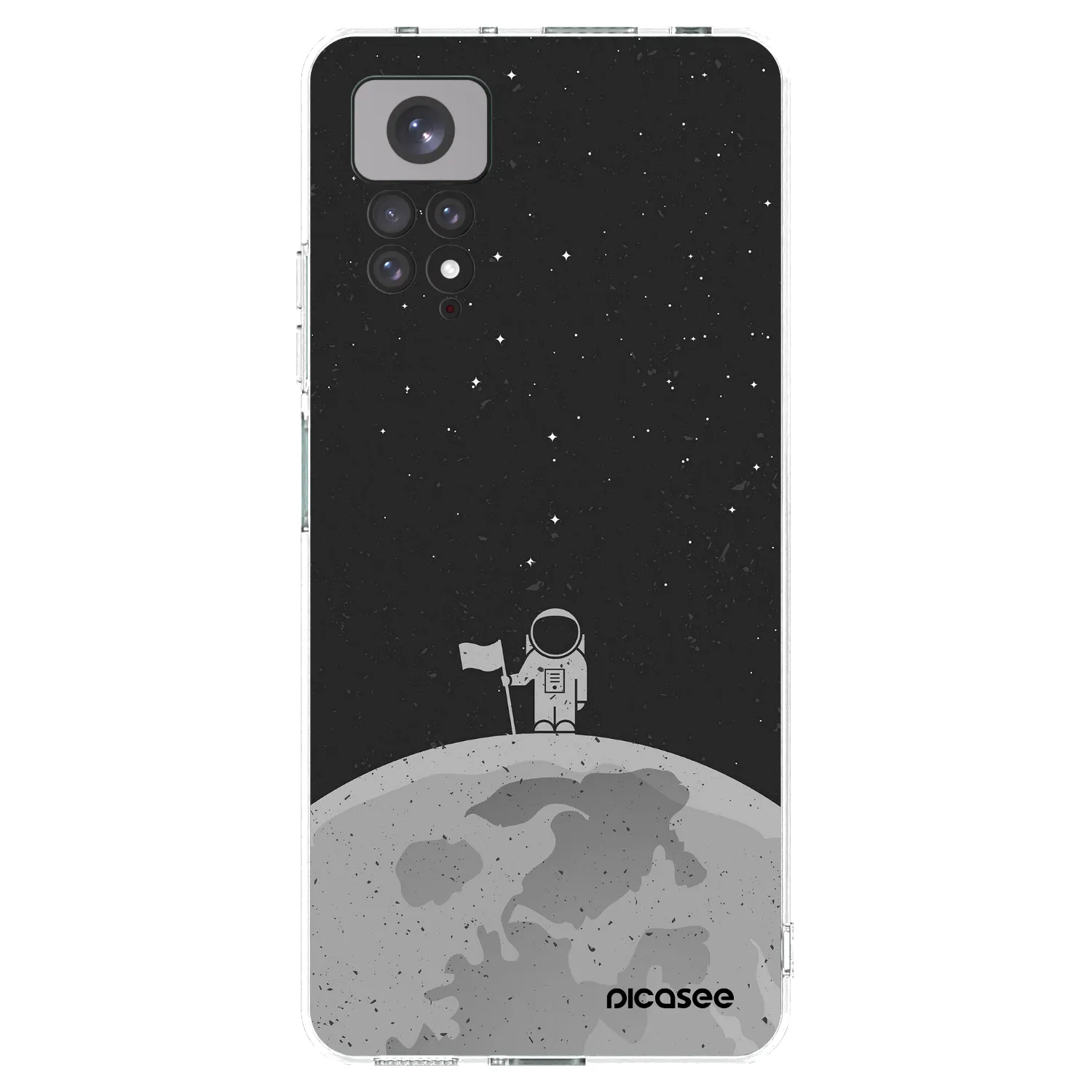 Picasee átlátszó szilikon tok az alábbi mobiltelefonokra Xiaomi Redmi Note 11 - Astronaut