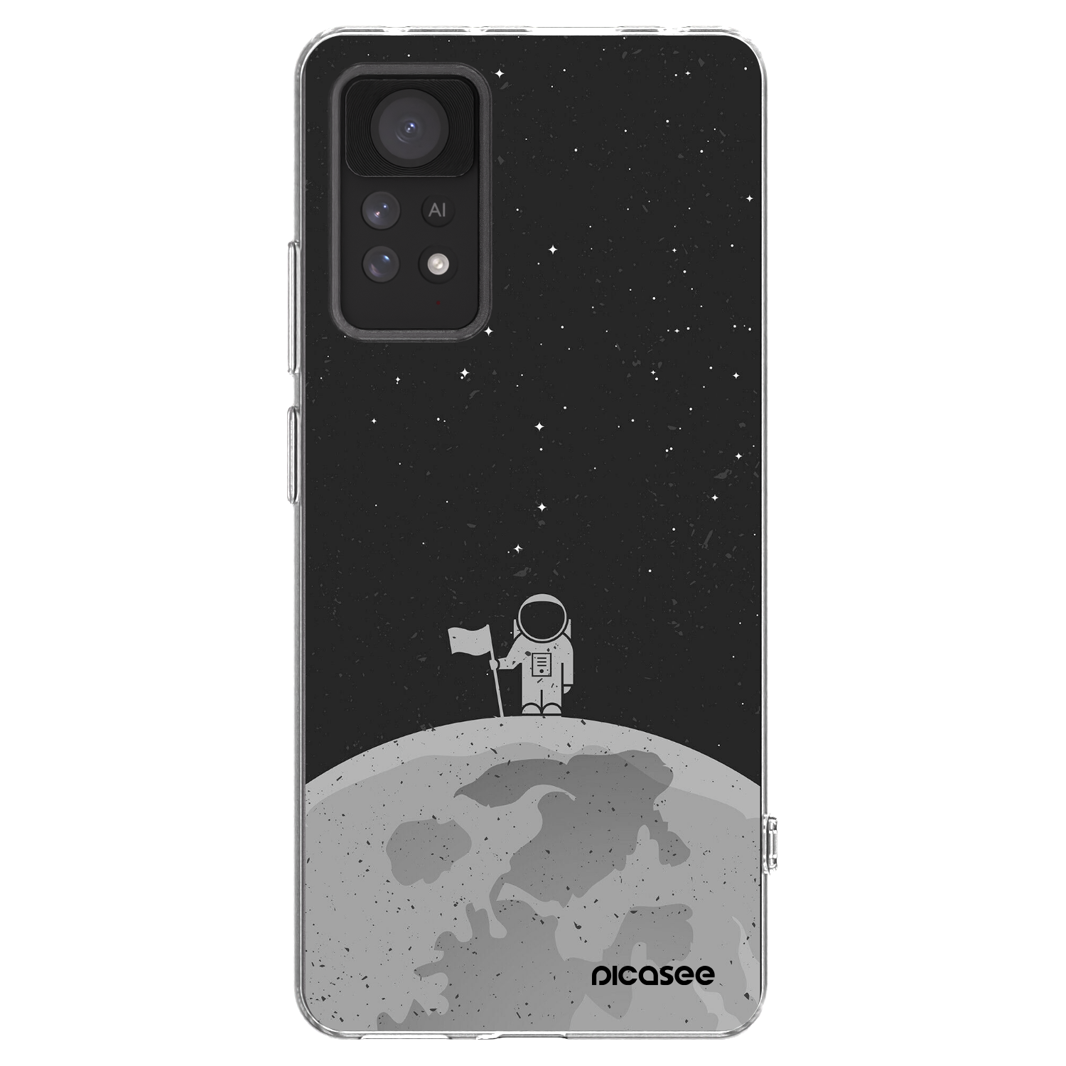 Picasee átlátszó szilikon tok az alábbi mobiltelefonokra Xiaomi Redmi Note 11 Pro - Astronaut