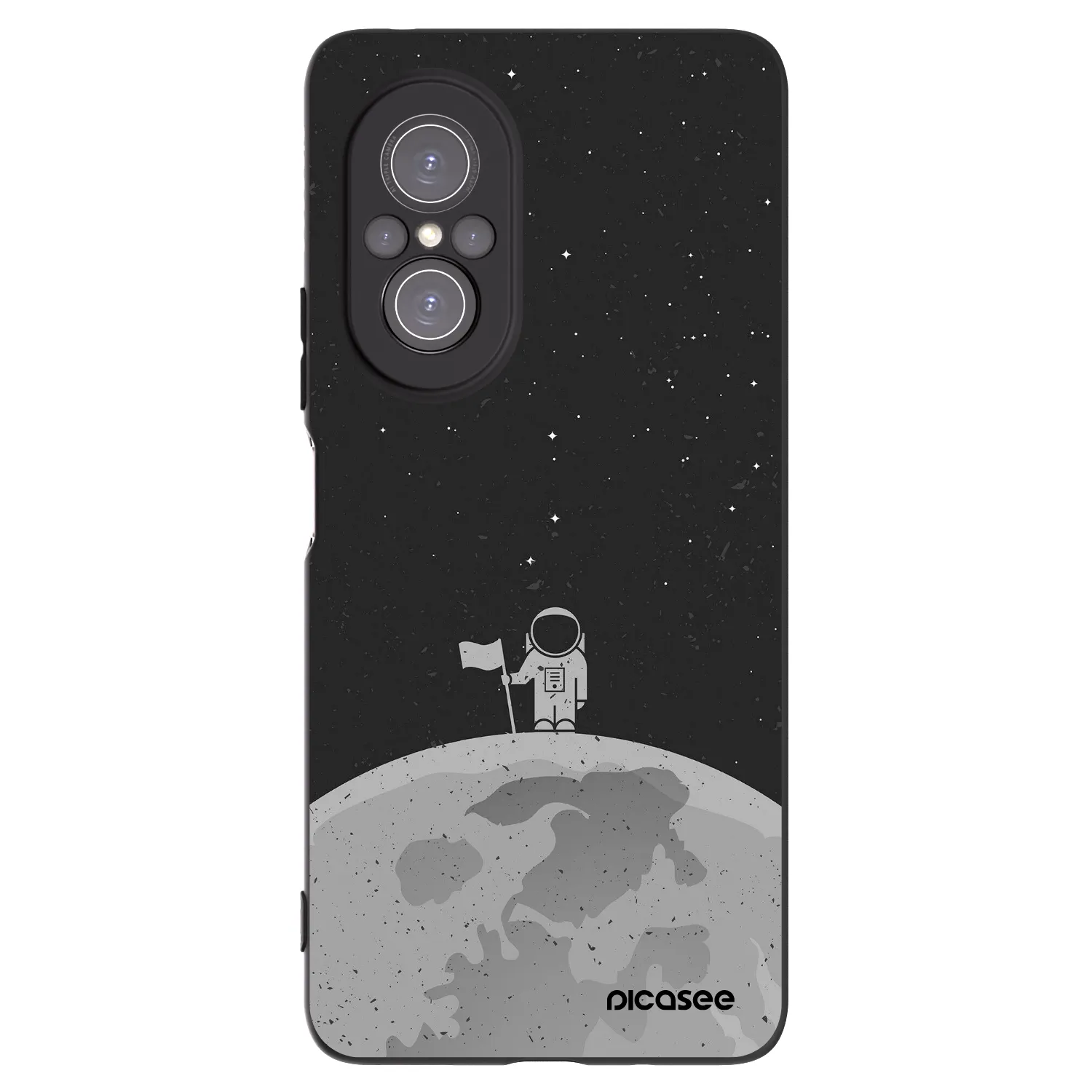 Picasee fekete szilikon tok az alábbi mobiltelefonokra Huawei Nova 9 SE - Astronaut