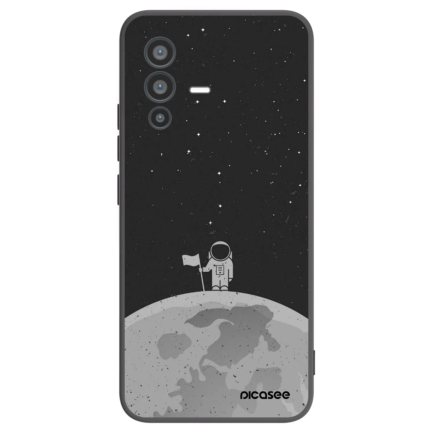 Picasee fekete szilikon tok az alábbi mobiltelefonokra Vivo V23 5G - Astronaut