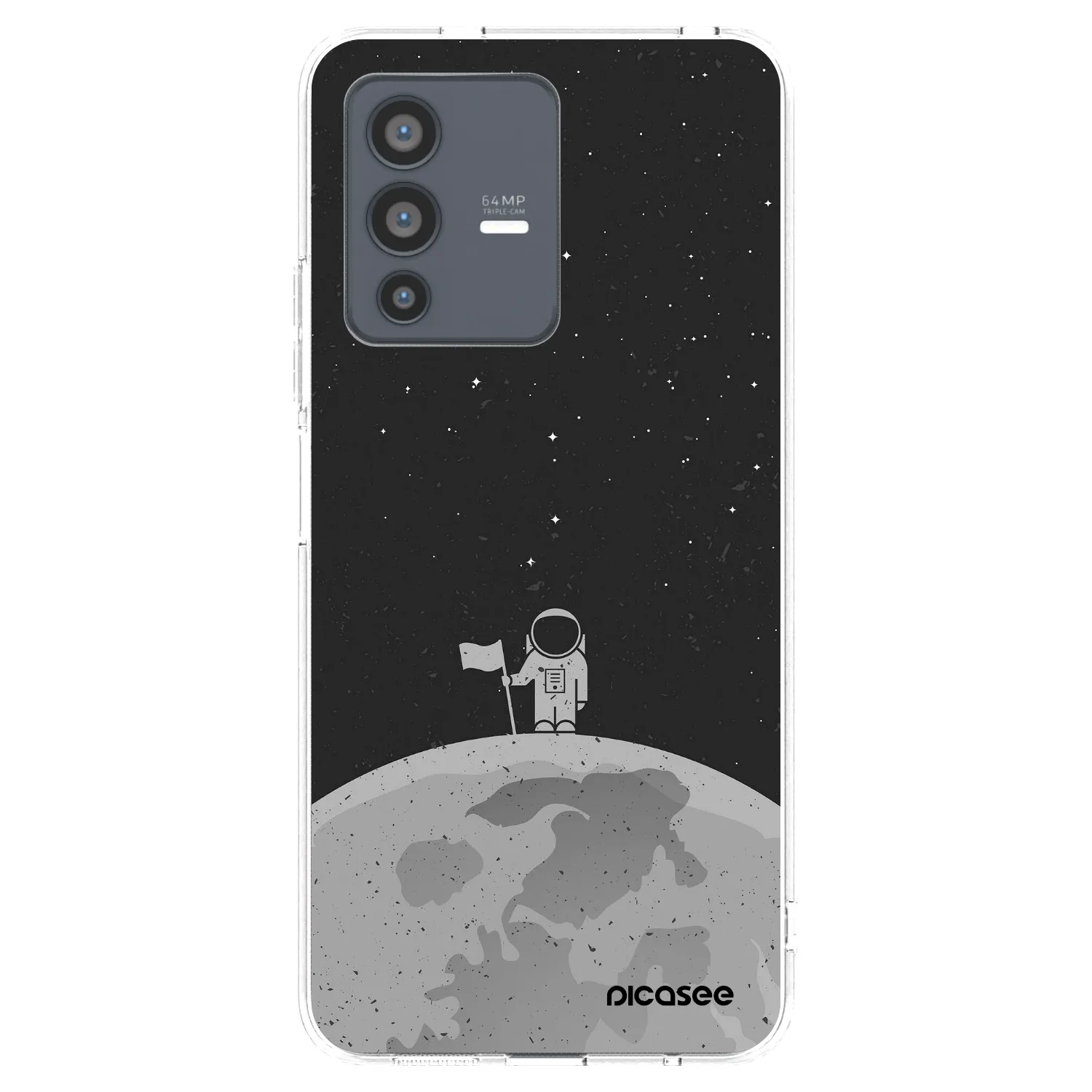 Picasee átlátszó szilikon tok az alábbi mobiltelefonokra Vivo V23 5G - Astronaut