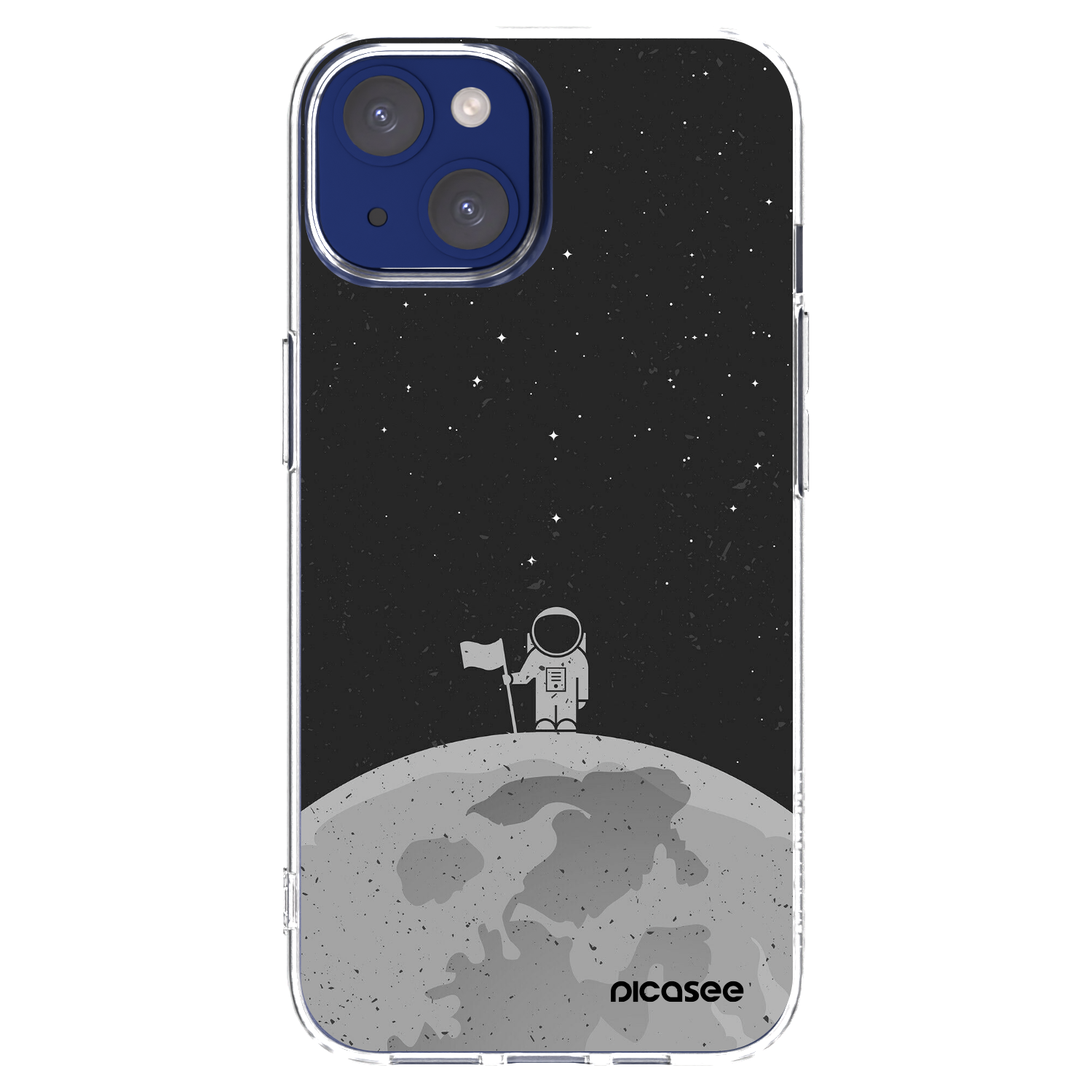 Picasee átlátszó szilikon tok az alábbi mobiltelefonokra Apple iPhone 14 - Astronaut