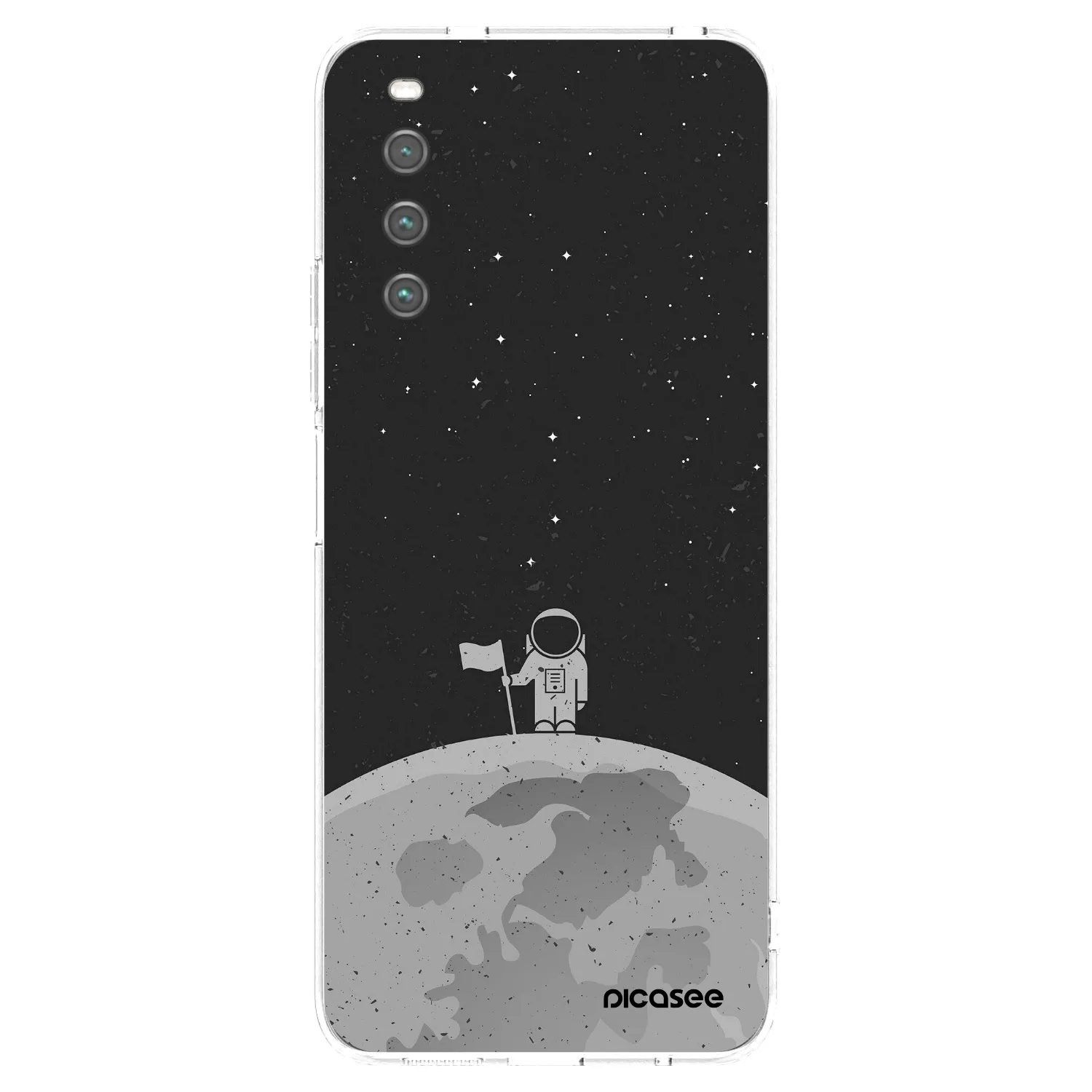 Picasee átlátszó szilikon tok az alábbi mobiltelefonokra Sony Xperia 10 IV 5G - Astronaut
