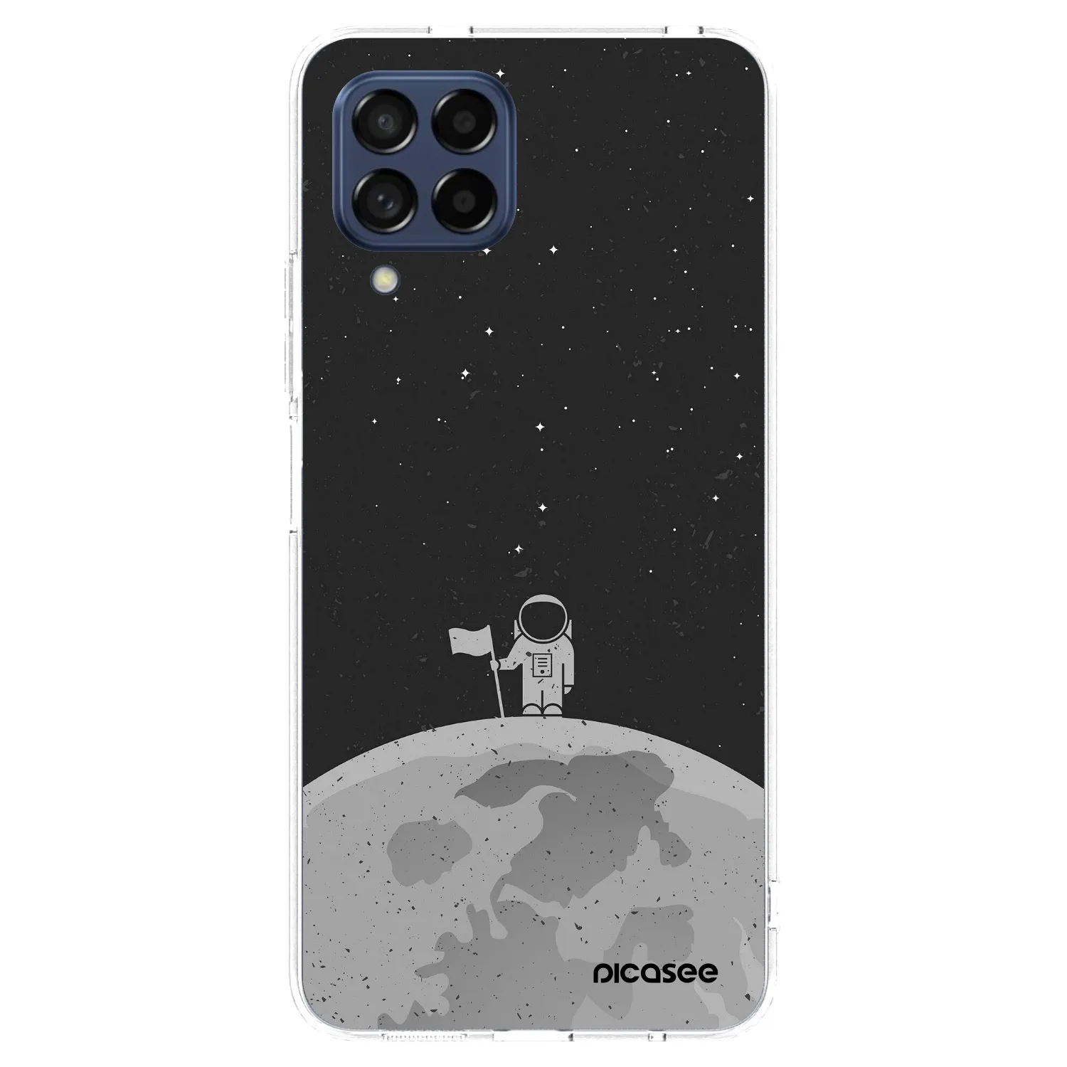 Picasee átlátszó szilikon tok az alábbi mobiltelefonokra Samsung Galaxy M53 5G - Astronaut