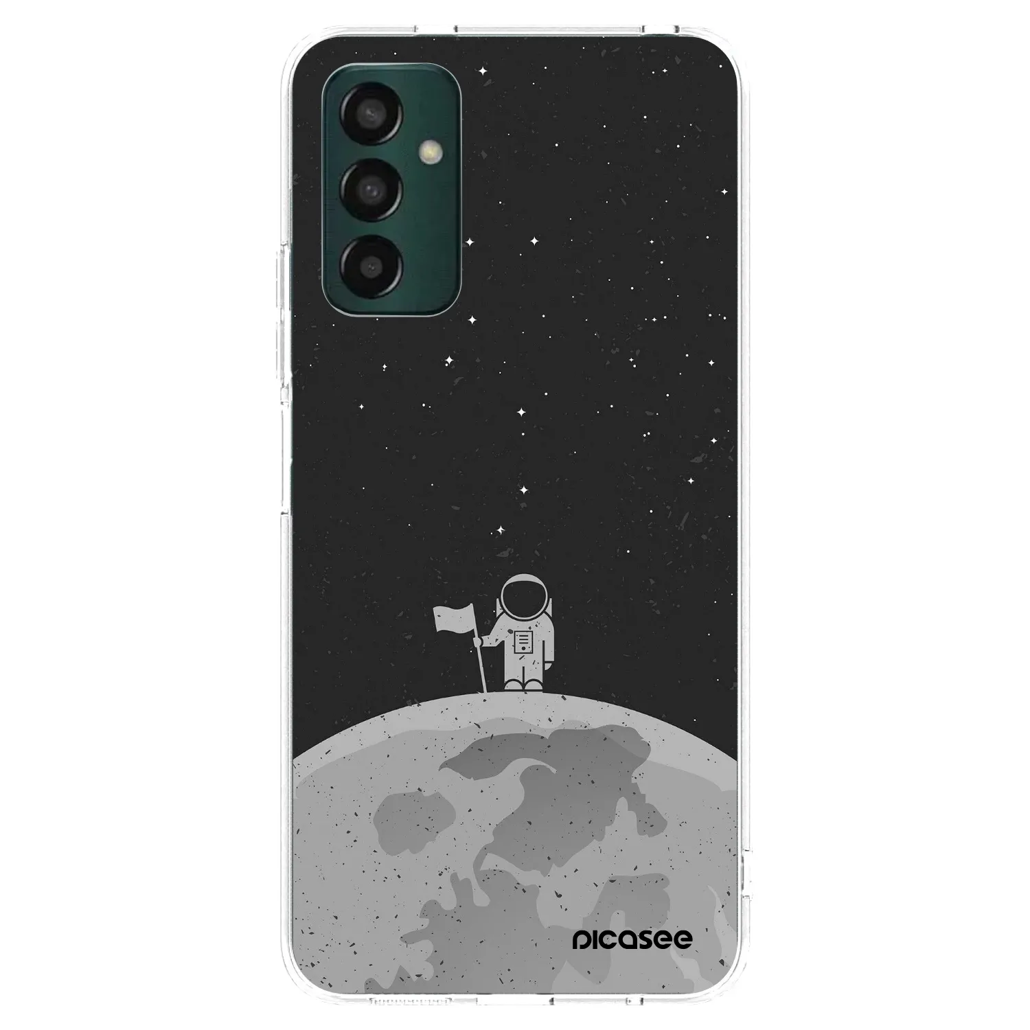 Picasee átlátszó szilikon tok az alábbi mobiltelefonokra Samsung Galaxy M13 M135F - Astronaut