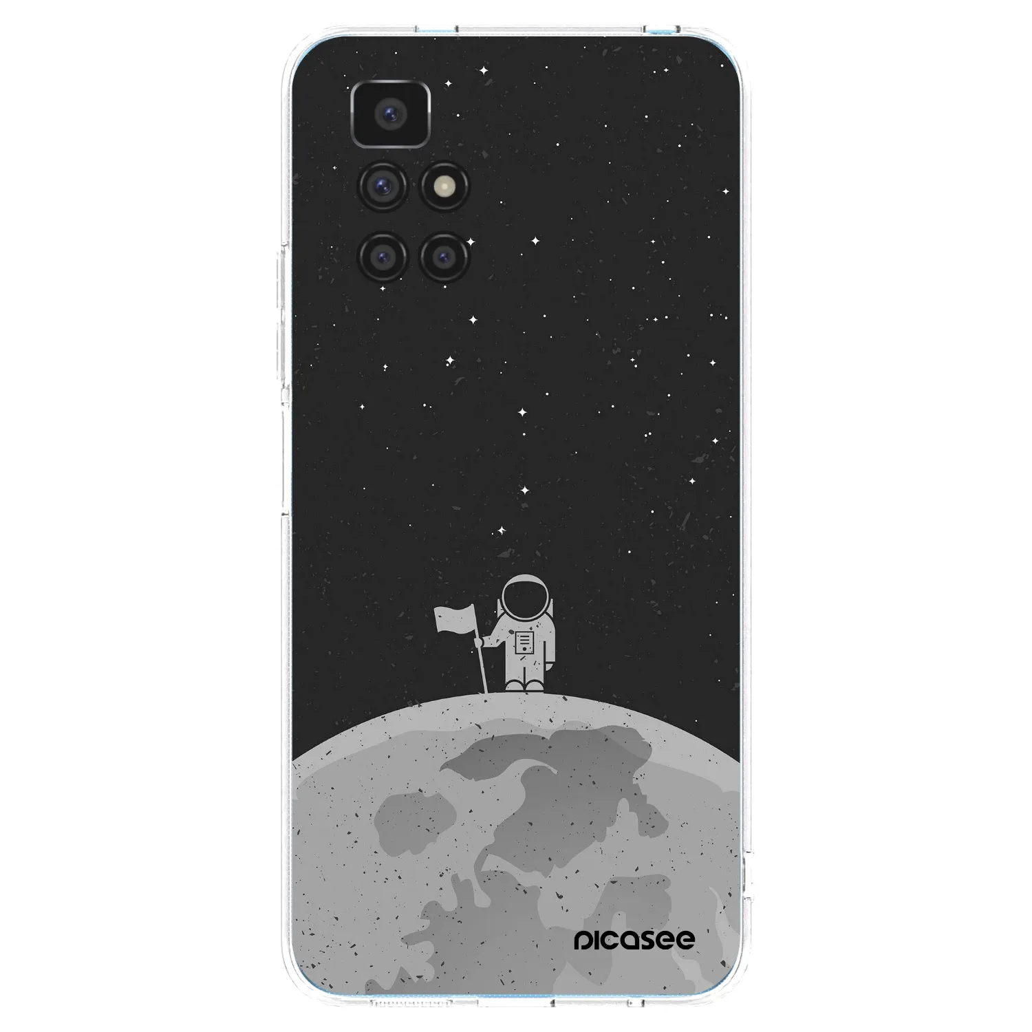 Picasee átlátszó szilikon tok az alábbi mobiltelefonokra Xiaomi Redmi 10 (2022) - Astronaut