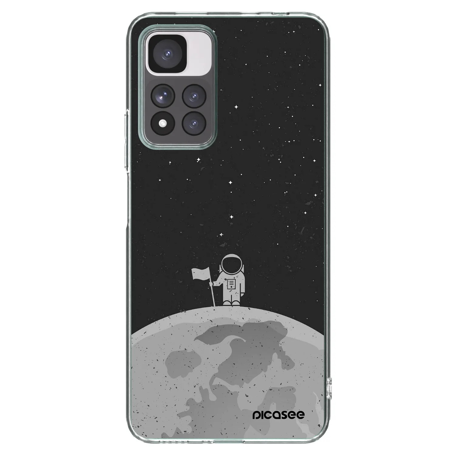 Picasee átlátszó szilikon tok az alábbi mobiltelefonokra Xiaomi Redmi Note 11 Pro+ 5G - Astronaut