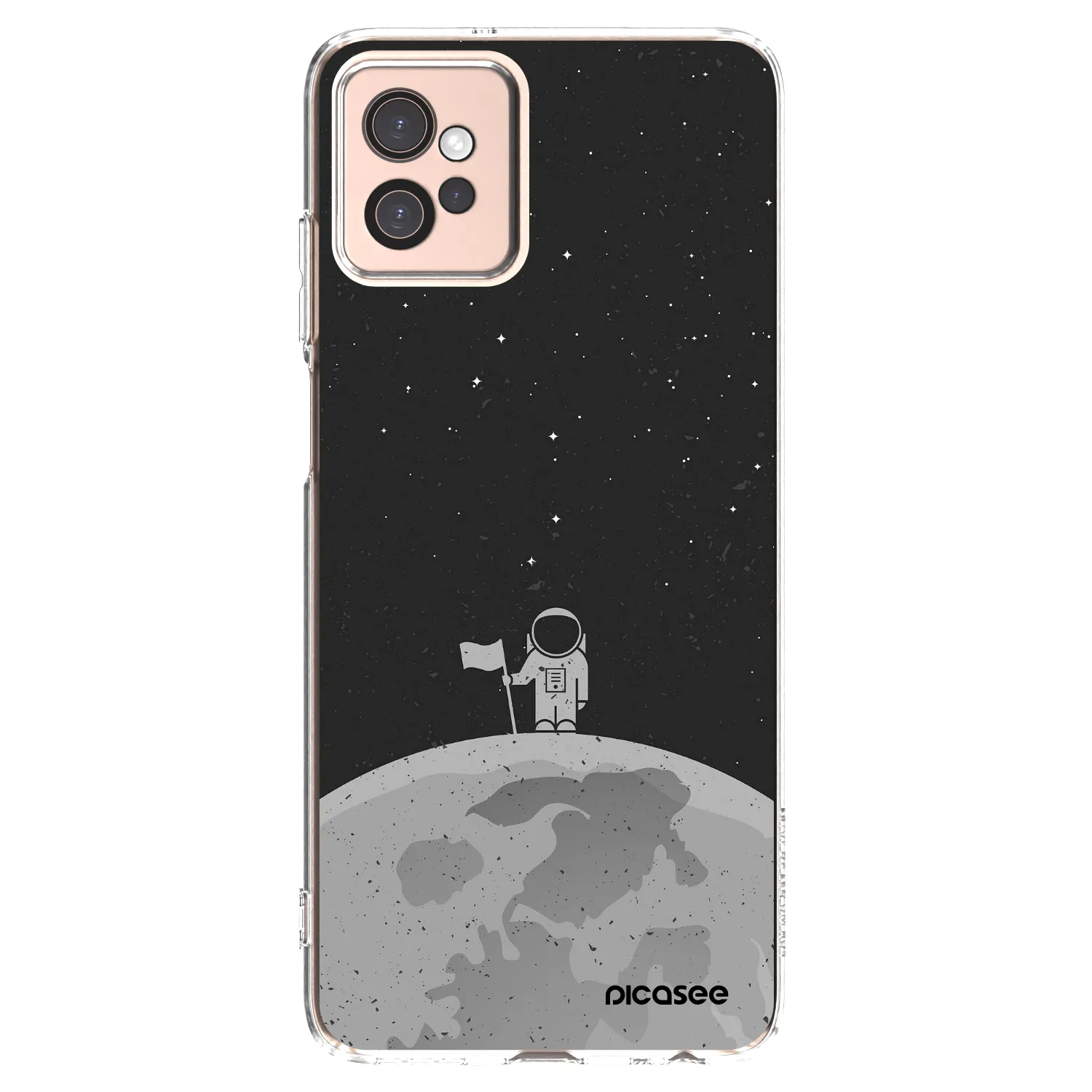 Picasee átlátszó szilikon tok az alábbi mobiltelefonokra Motorola Moto G32 - Astronaut