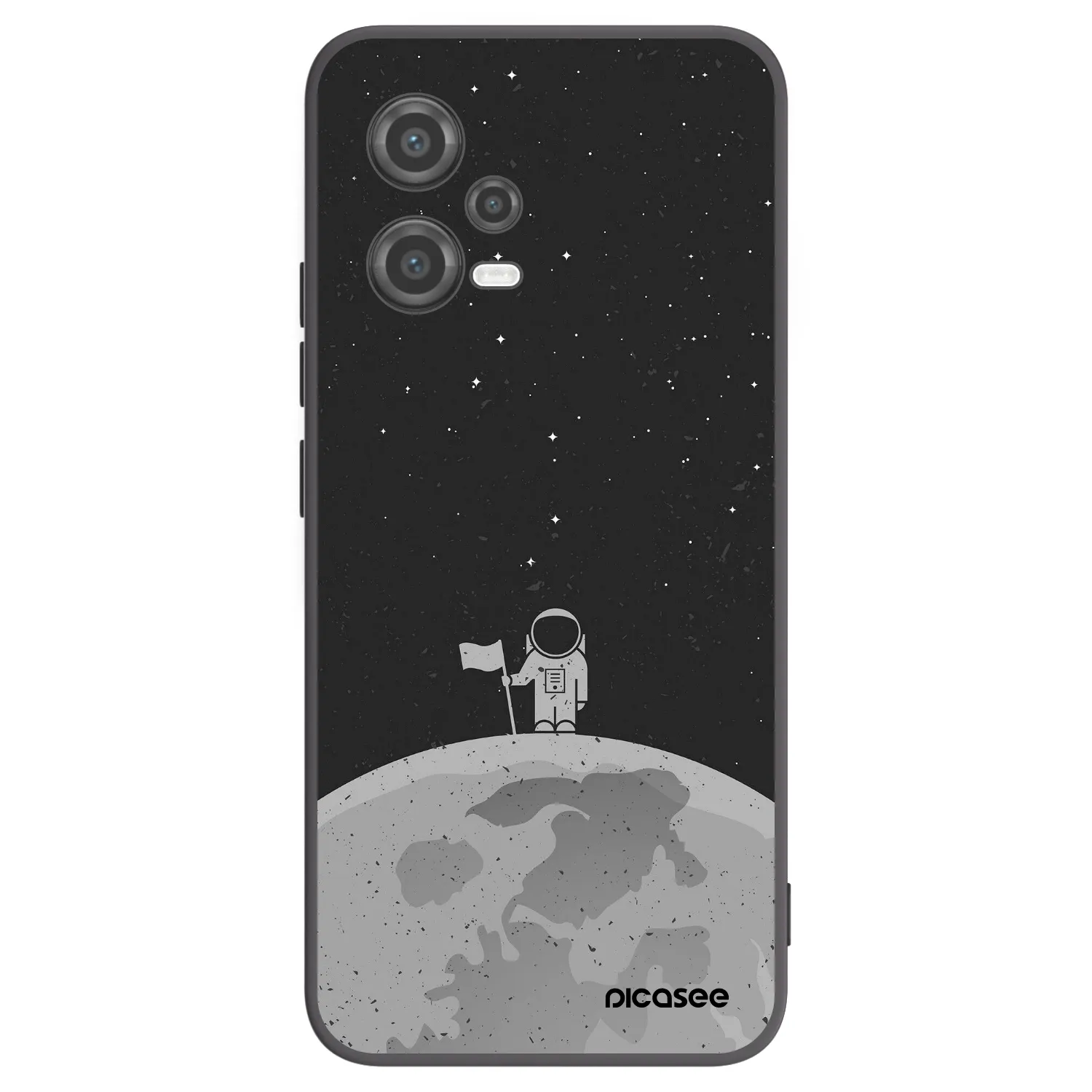 Picasee fekete szilikon tok az alábbi mobiltelefonokra Xiaomi Poco X5 - Astronaut