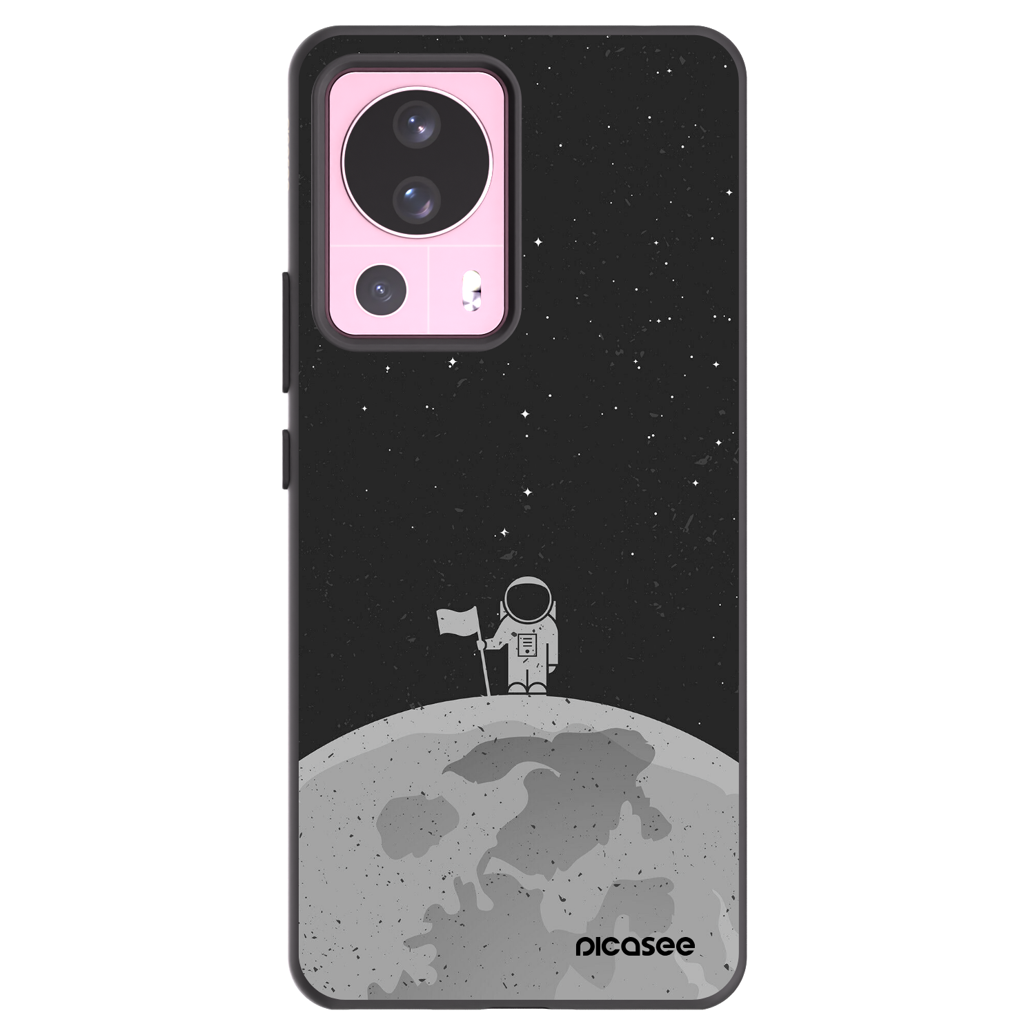 Picasee fekete szilikon tok az alábbi mobiltelefonokra Xiaomi 13 Lite - Astronaut