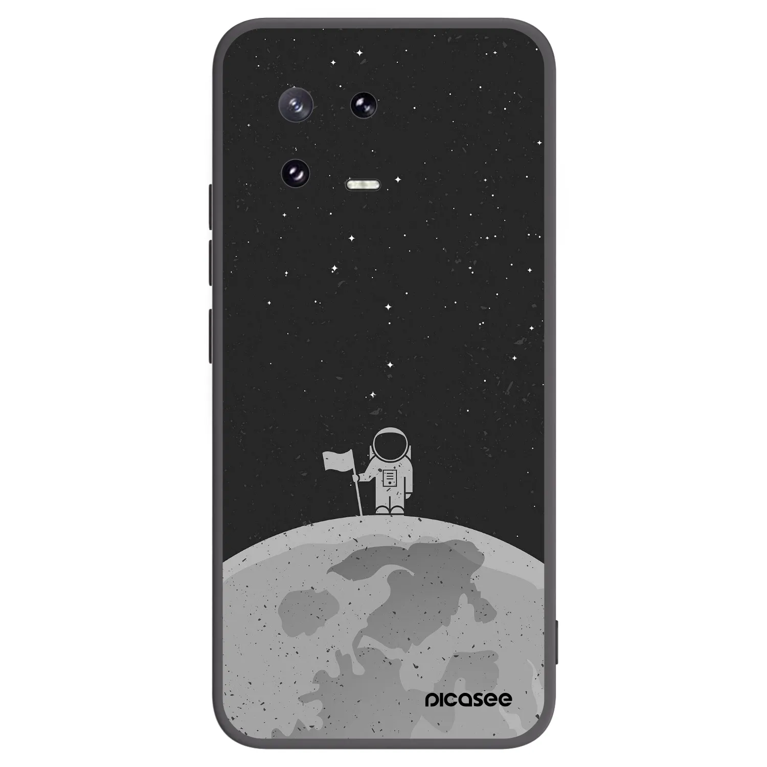 Picasee fekete szilikon tok az alábbi mobiltelefonokra Xiaomi 13 Pro - Astronaut