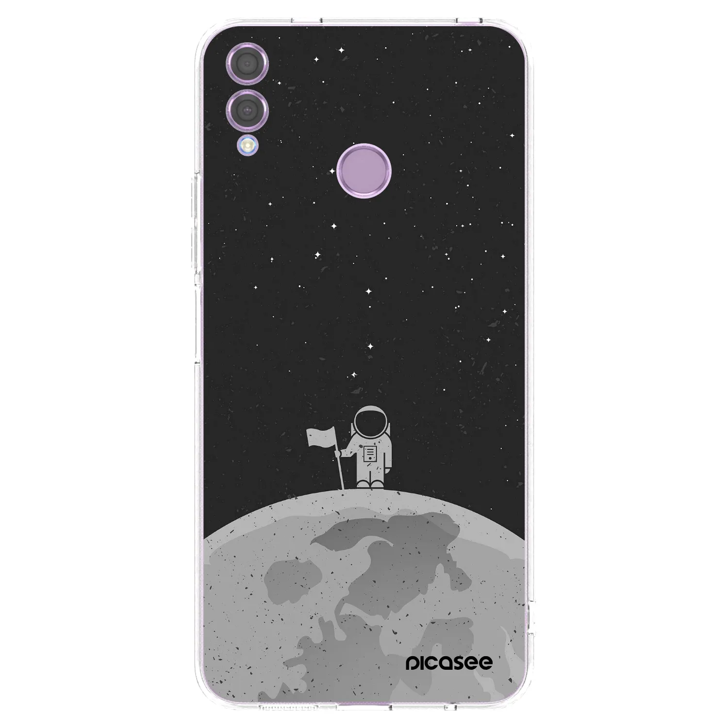 Picasee átlátszó szilikon tok az alábbi mobiltelefonokra Honor 8X - Astronaut