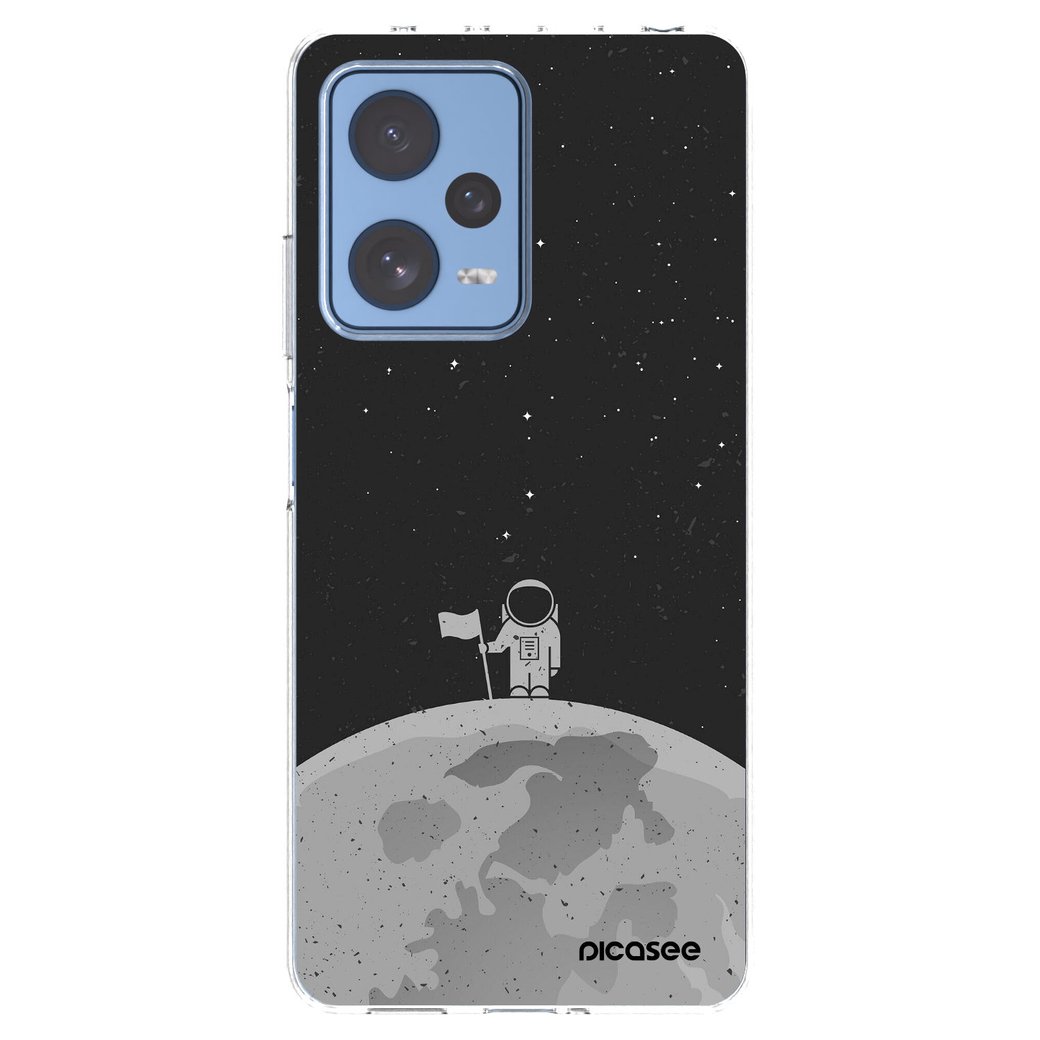 Picasee átlátszó szilikon tok az alábbi mobiltelefonokra Xiaomi Redmi Note 12 Pro 5G - Astronaut