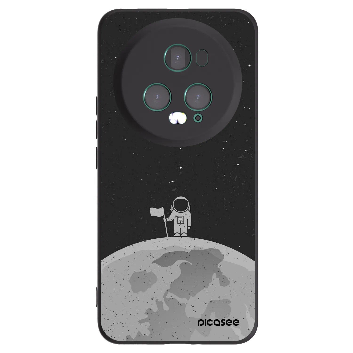 Picasee fekete szilikon tok az alábbi mobiltelefonokra Honor Magic5 Pro - Astronaut