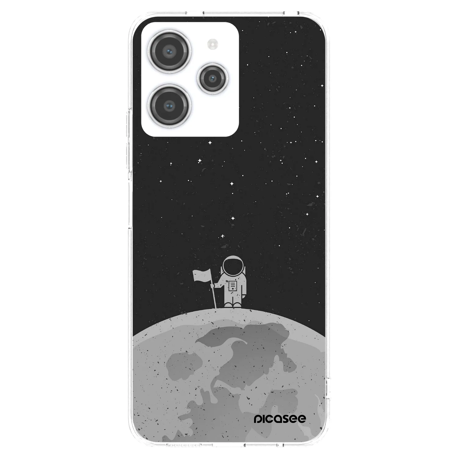 Picasee átlátszó szilikon tok az alábbi mobiltelefonokra Xiaomi Redmi 12 4G - Astronaut