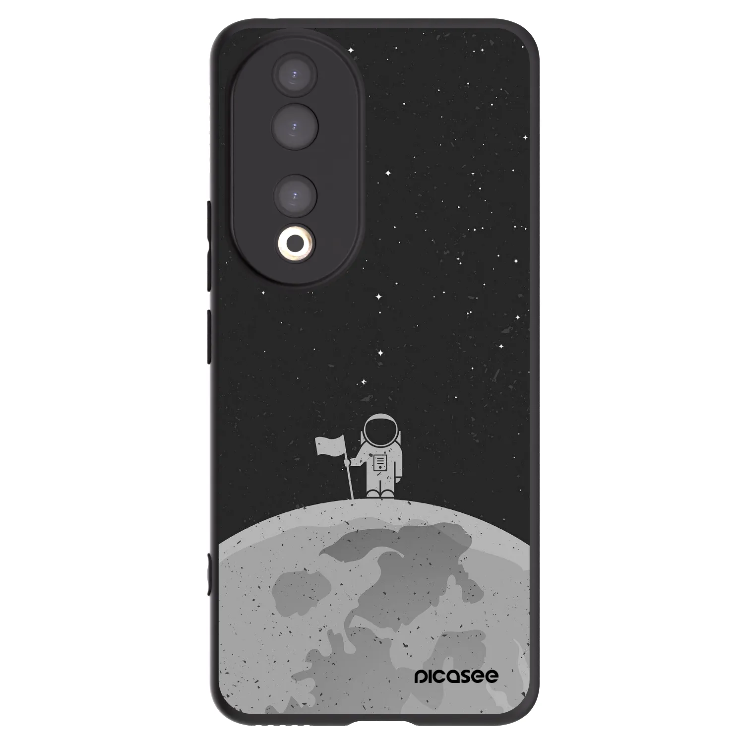 Picasee fekete szilikon tok az alábbi mobiltelefonokra Honor 90 5G - Astronaut