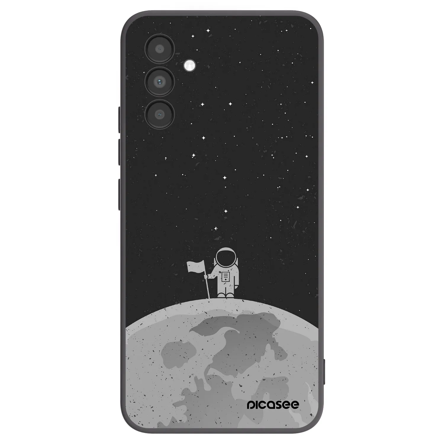 Picasee fekete szilikon tok az alábbi mobiltelefonokra Samsung Galaxy A04s A047F - Astronaut