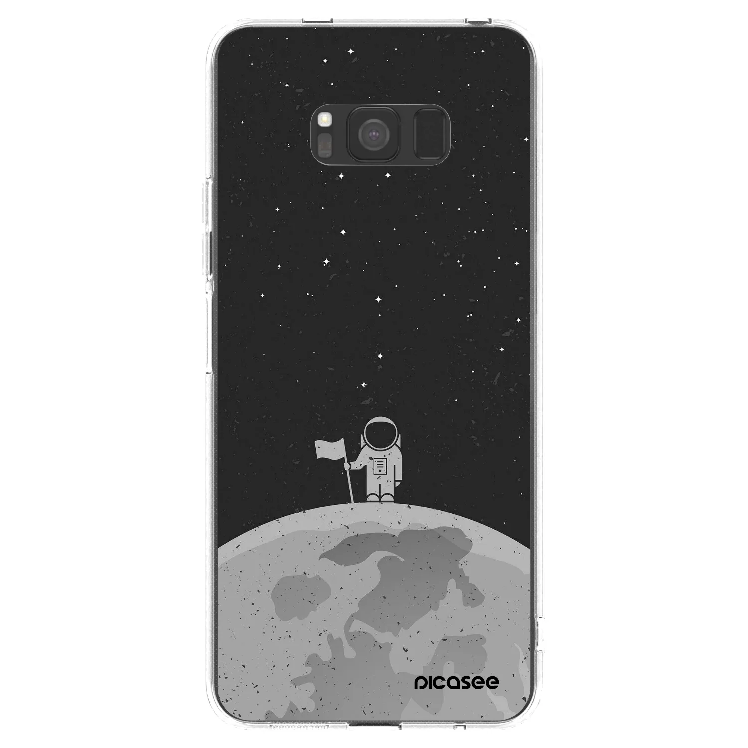 Picasee átlátszó szilikon tok az alábbi mobiltelefonokra Samsung Galaxy S8 G950F - Astronaut