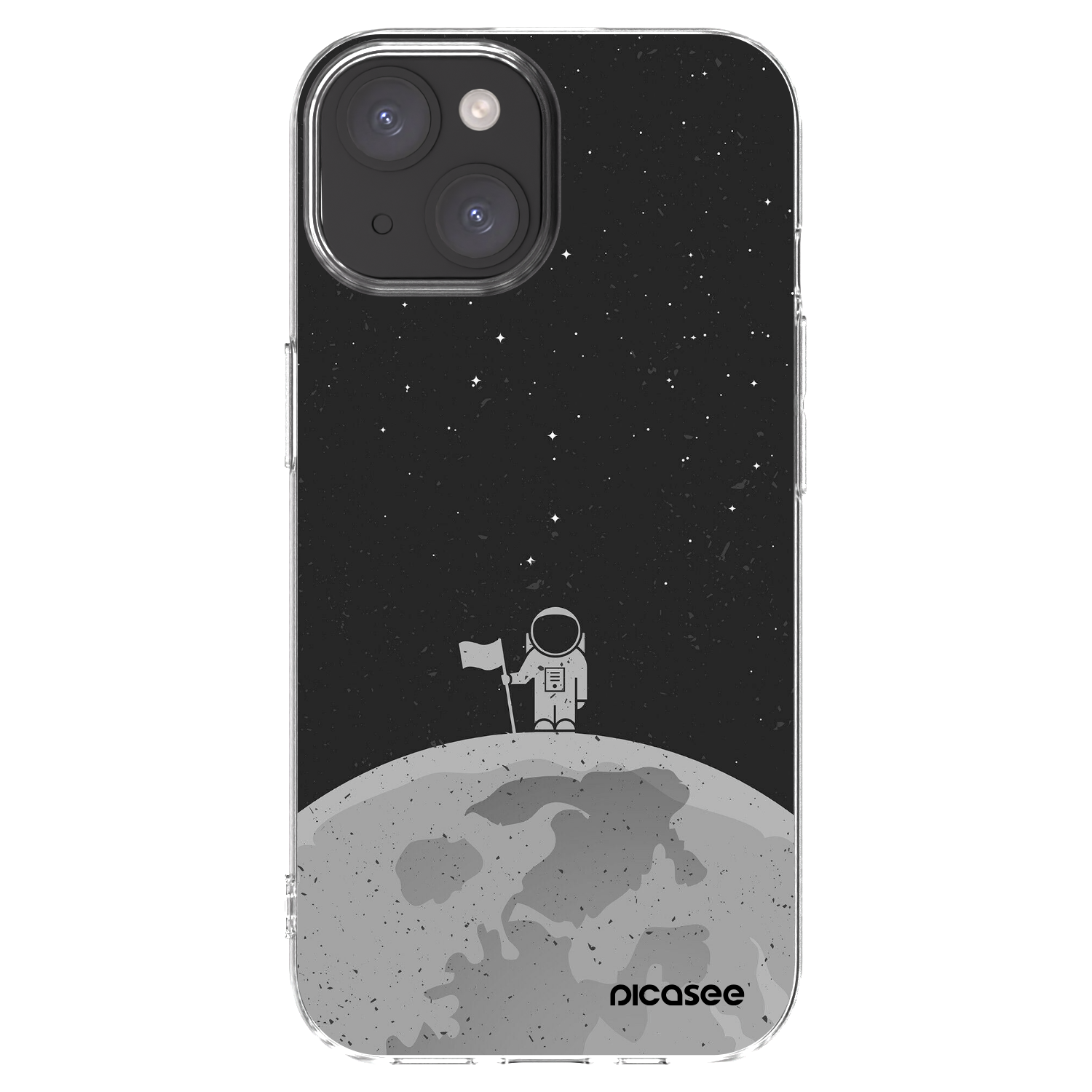 Picasee átlátszó szilikon tok az alábbi mobiltelefonokra Apple iPhone 15 - Astronaut