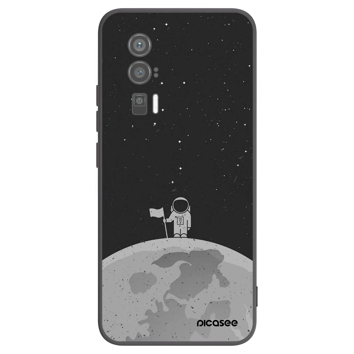 Picasee fekete szilikon tok az alábbi mobiltelefonokra Xiaomi Poco F5 Pro 5G - Astronaut