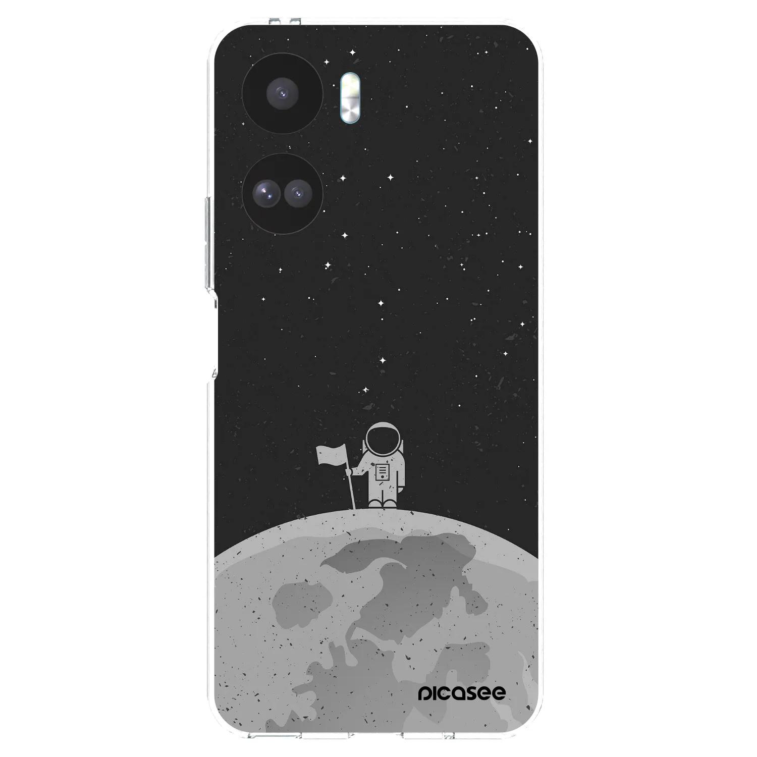 Picasee átlátszó szilikon tok az alábbi mobiltelefonokra Honor 90 Lite 5G - Astronaut