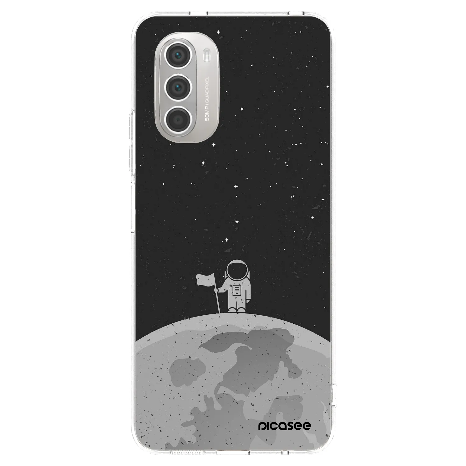 Picasee átlátszó szilikon tok az alábbi mobiltelefonokra Motorola Moto G51 - Astronaut