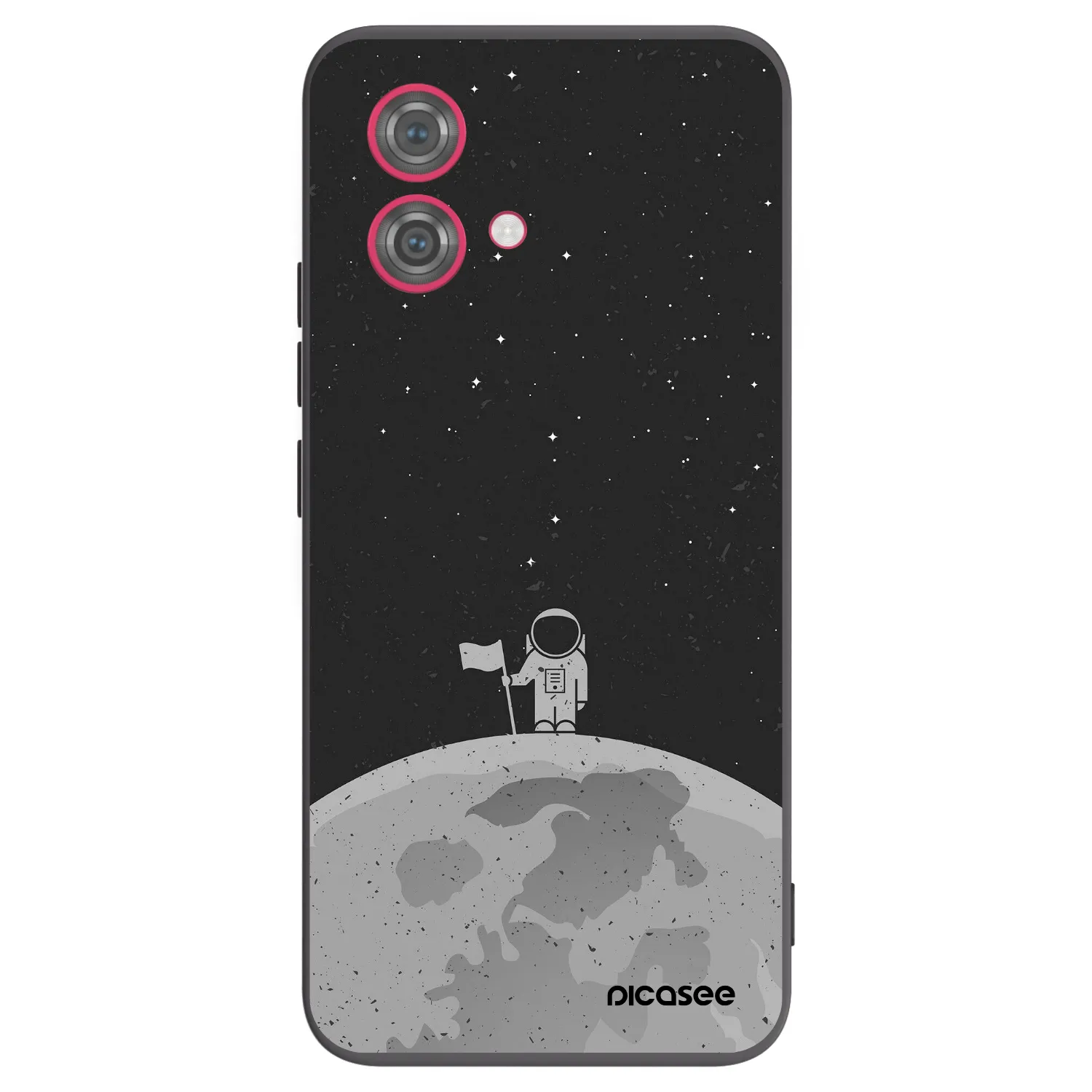 Picasee fekete szilikon tok az alábbi mobiltelefonokra Motorola Moto G84 5G - Astronaut