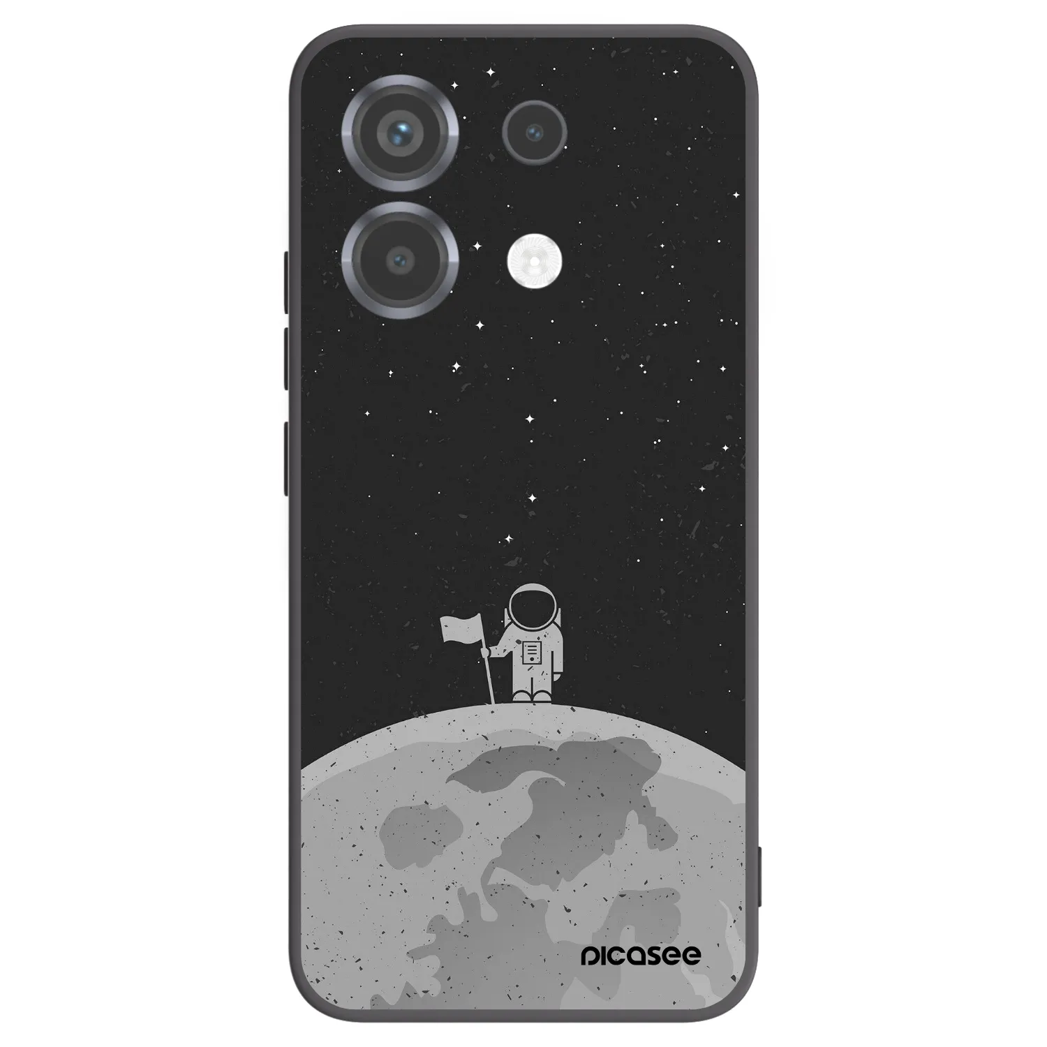 Picasee fekete szilikon tok az alábbi mobiltelefonokra Xiaomi Poco X6 - Astronaut
