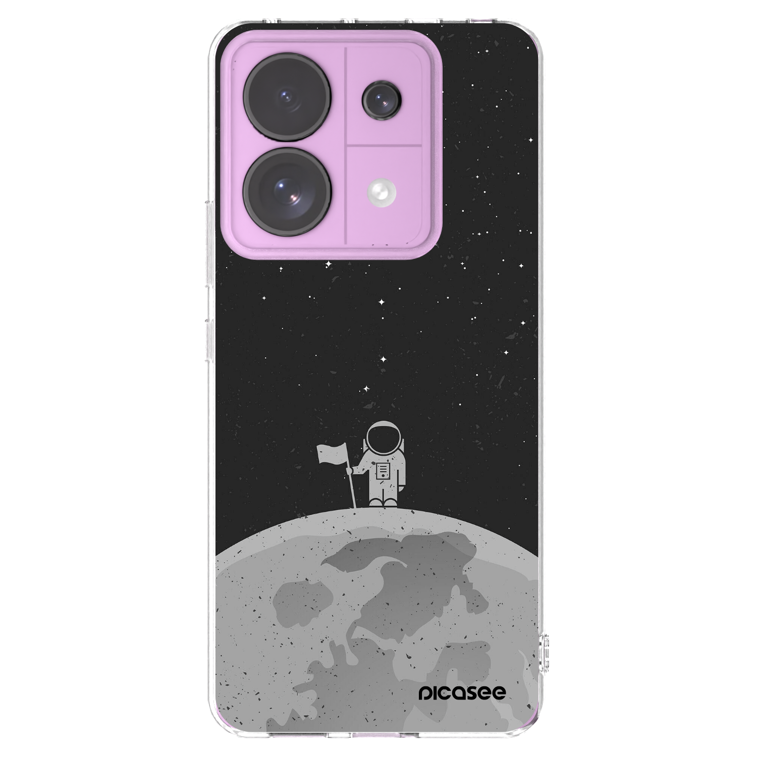 Picasee átlátszó szilikon tok az alábbi mobiltelefonokra Xiaomi Redmi Note 13 Pro 5G - Astronaut