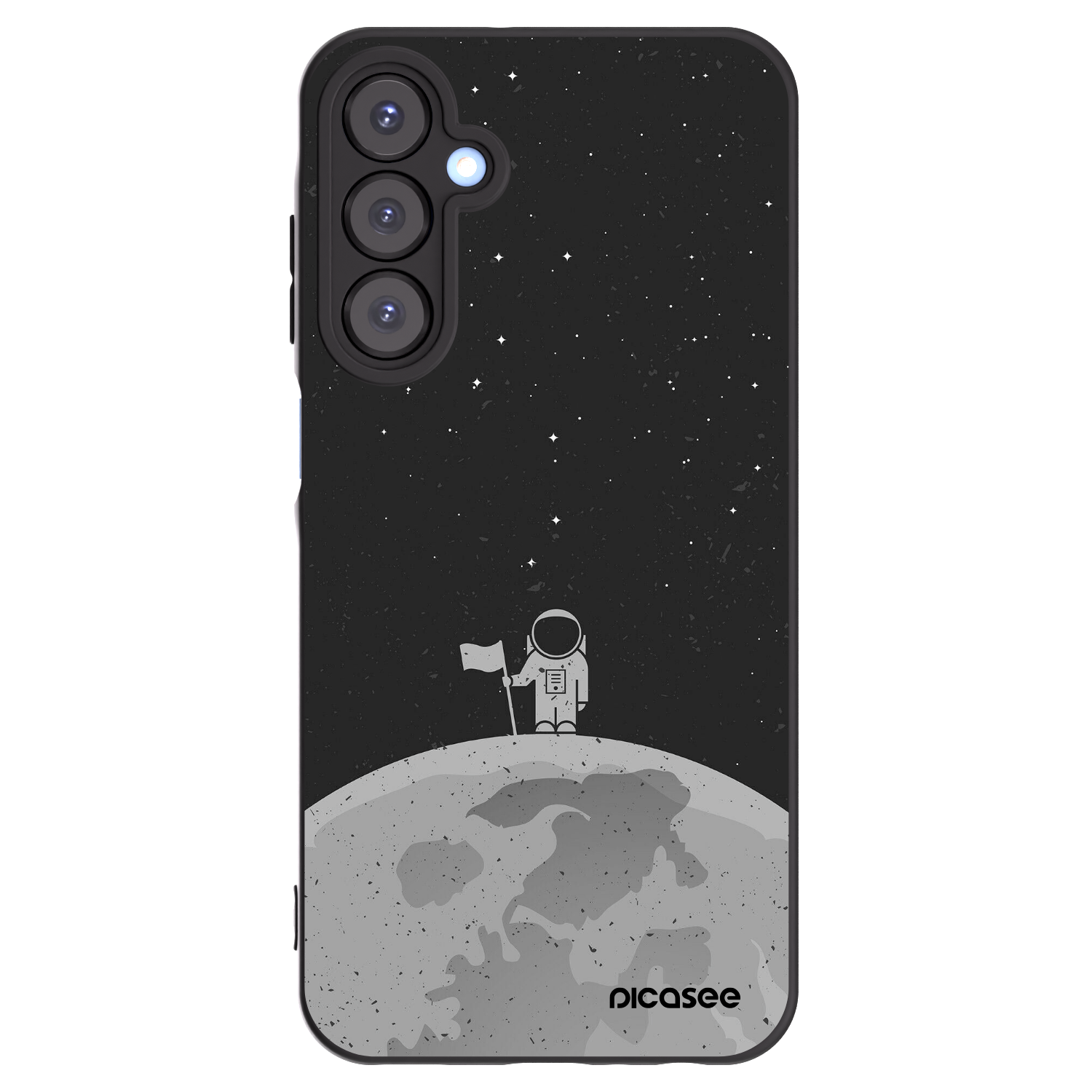 Picasee fekete szilikon tok az alábbi mobiltelefonokra Samsung Galaxy A25 A256B 5G - Astronaut