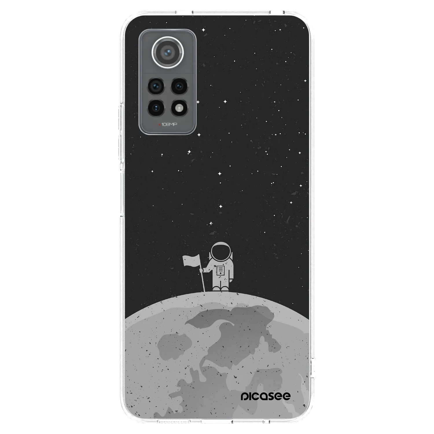 Picasee átlátszó szilikon tok az alábbi mobiltelefonokra Xiaomi Redmi Note 12 Pro 4G - Astronaut