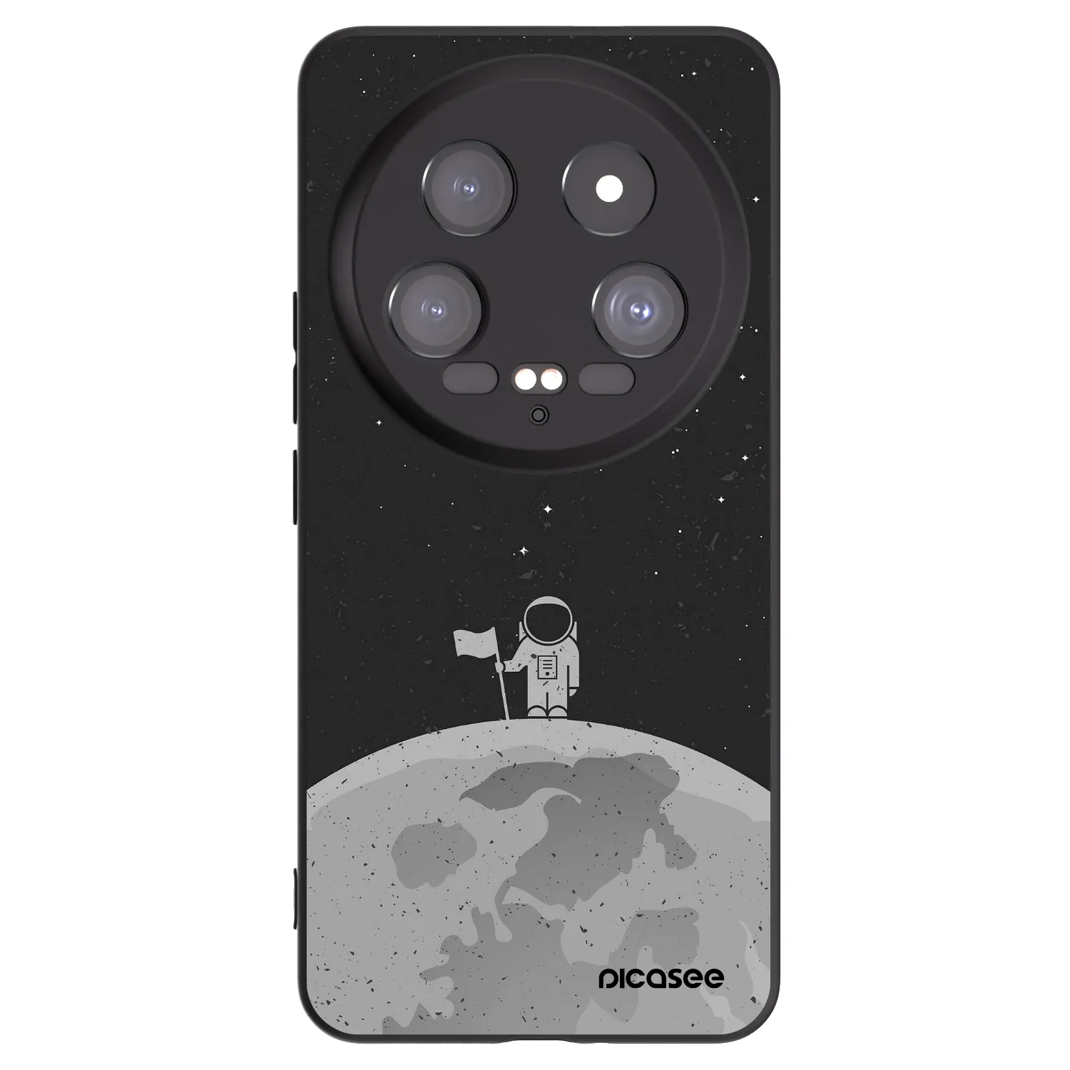 Picasee fekete szilikon tok az alábbi mobiltelefonokra Xiaomi 14 Ultra - Astronaut