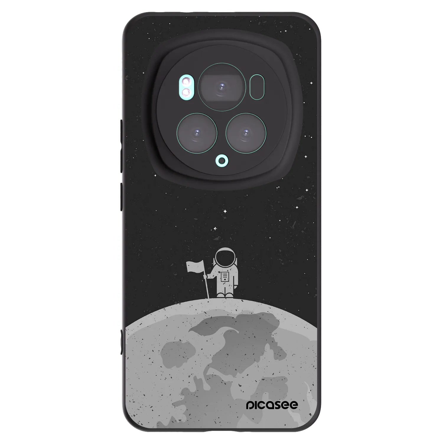 Picasee fekete szilikon tok az alábbi mobiltelefonokra Honor Magic6 Pro - Astronaut