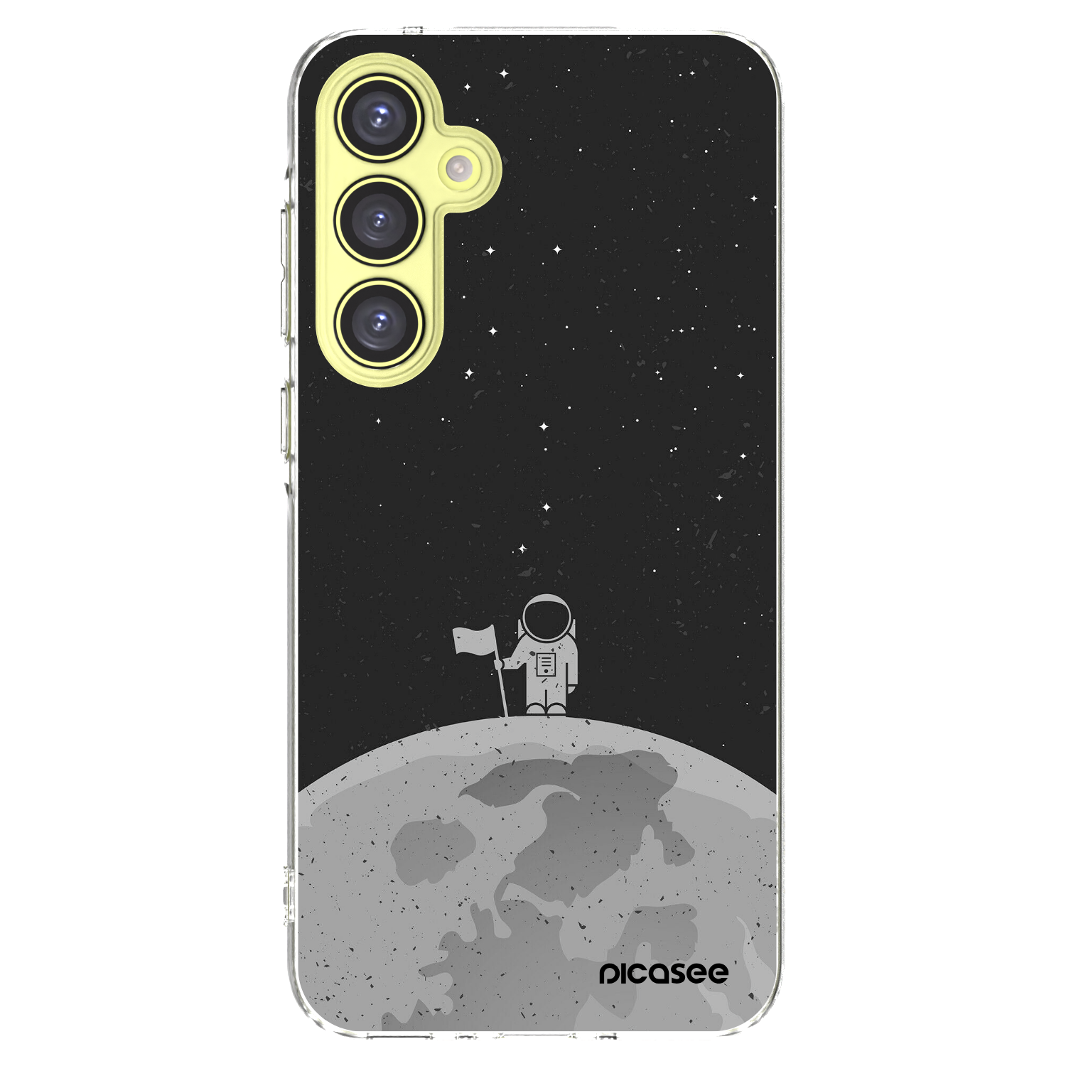 Picasee átlátszó szilikon tok az alábbi mobiltelefonokra Samsung Galaxy A35 5G A356B - Astronaut