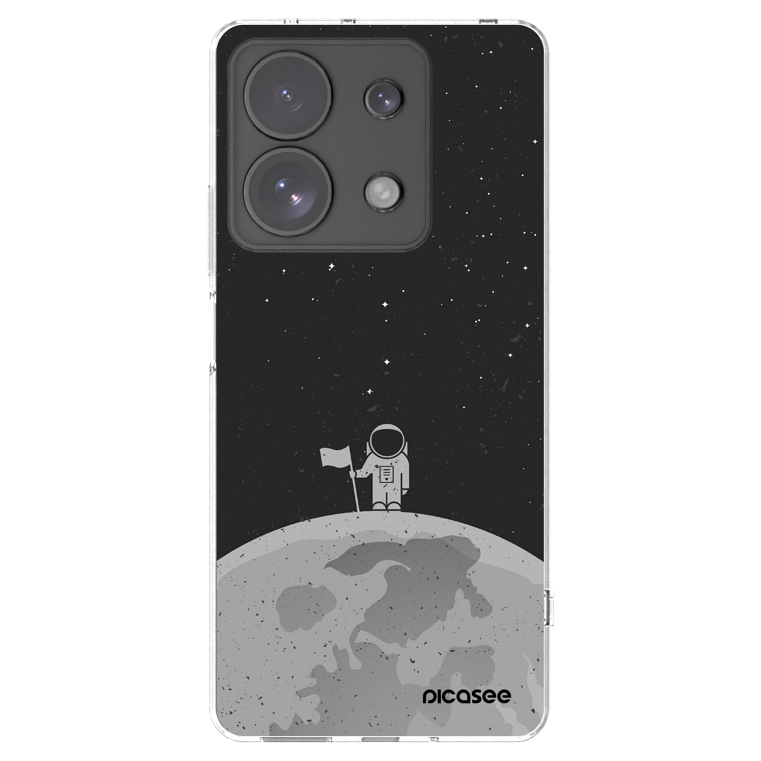 Picasee átlátszó szilikon tok az alábbi mobiltelefonokra Xiaomi Redmi Note 13 Pro 4G - Astronaut