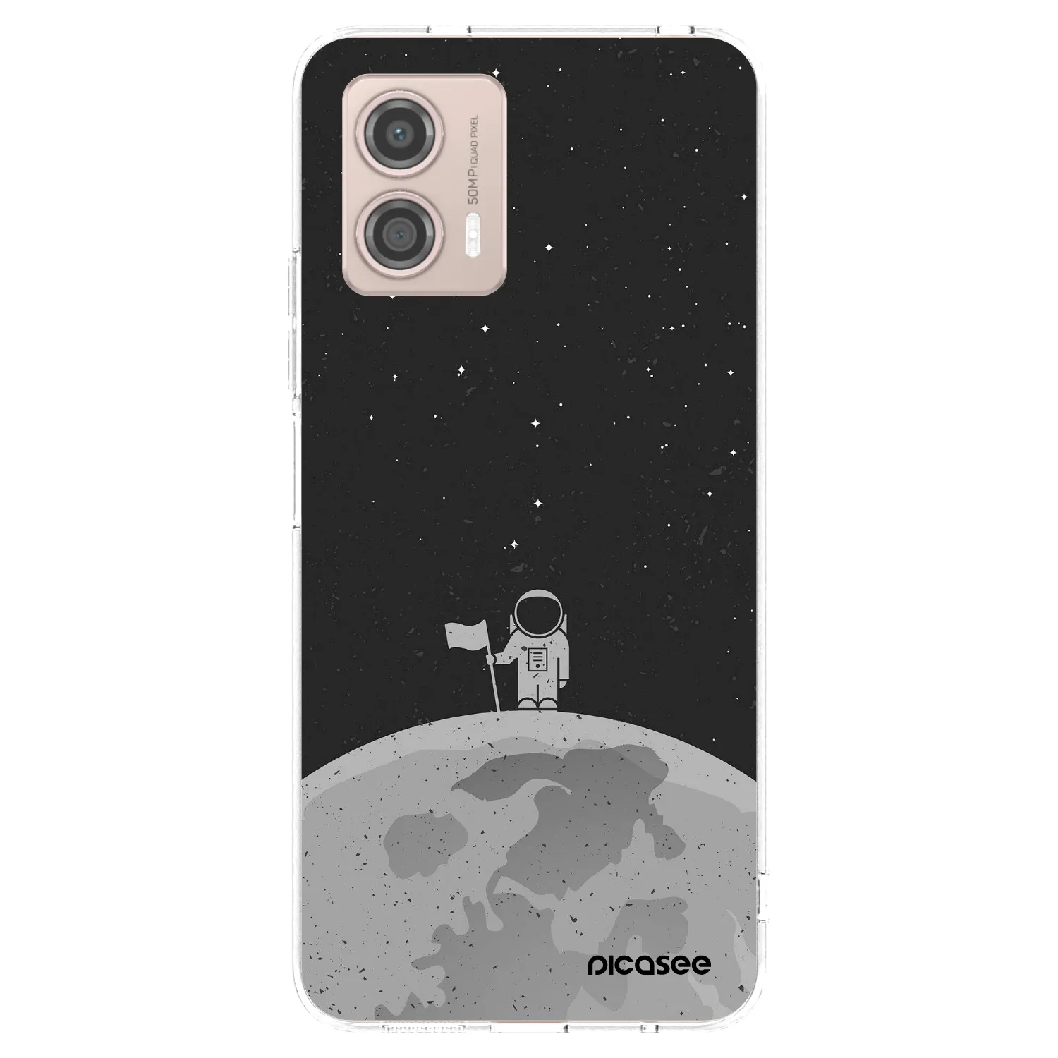 Picasee átlátszó szilikon tok az alábbi mobiltelefonokra Motorola Moto G53 5G - Astronaut