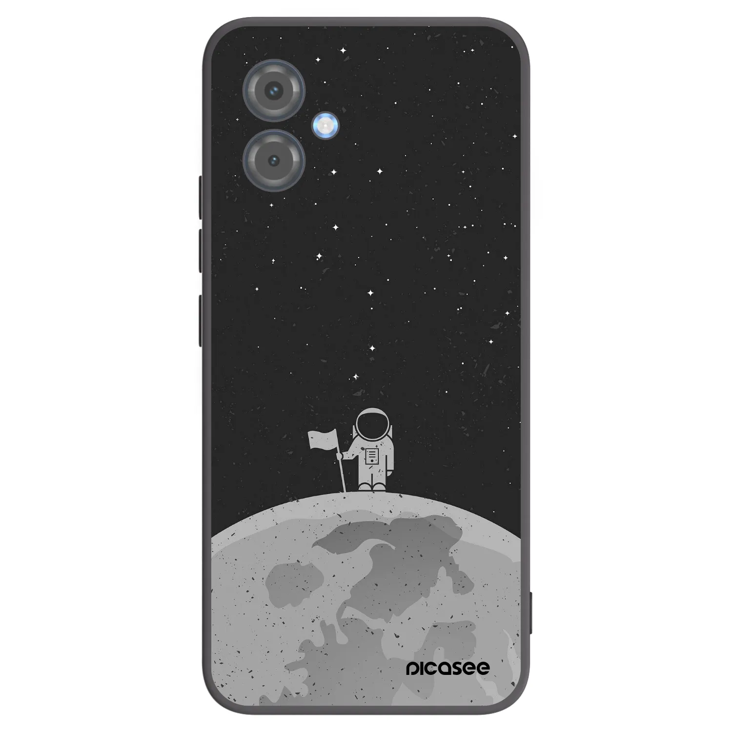 Picasee fekete szilikon tok az alábbi mobiltelefonokra Motorola Moto G14 - Astronaut