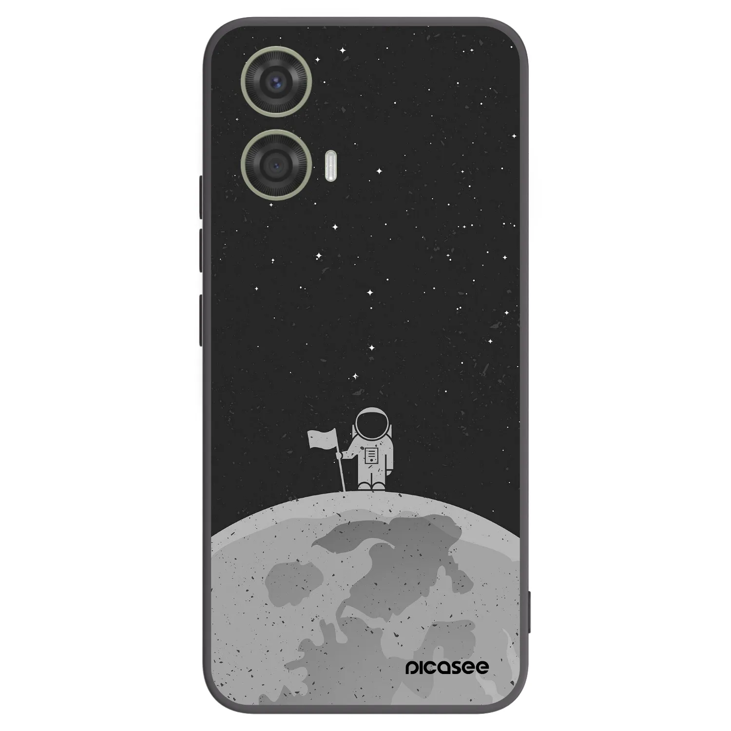 Picasee fekete szilikon tok az alábbi mobiltelefonokra Motorola Moto G24 - Astronaut