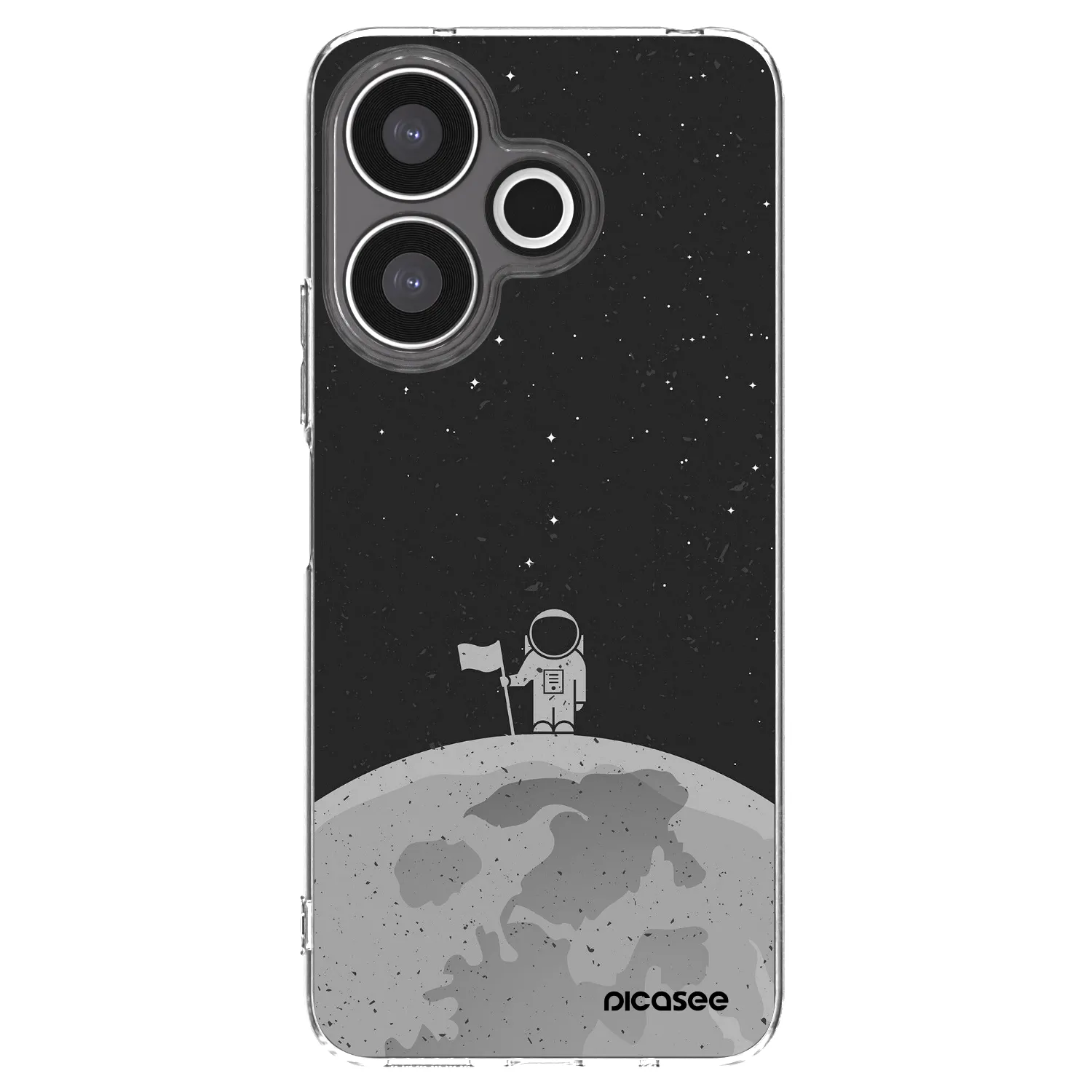 Picasee átlátszó szilikon tok az alábbi mobiltelefonokra Xiaomi Redmi 13 4G - Astronaut