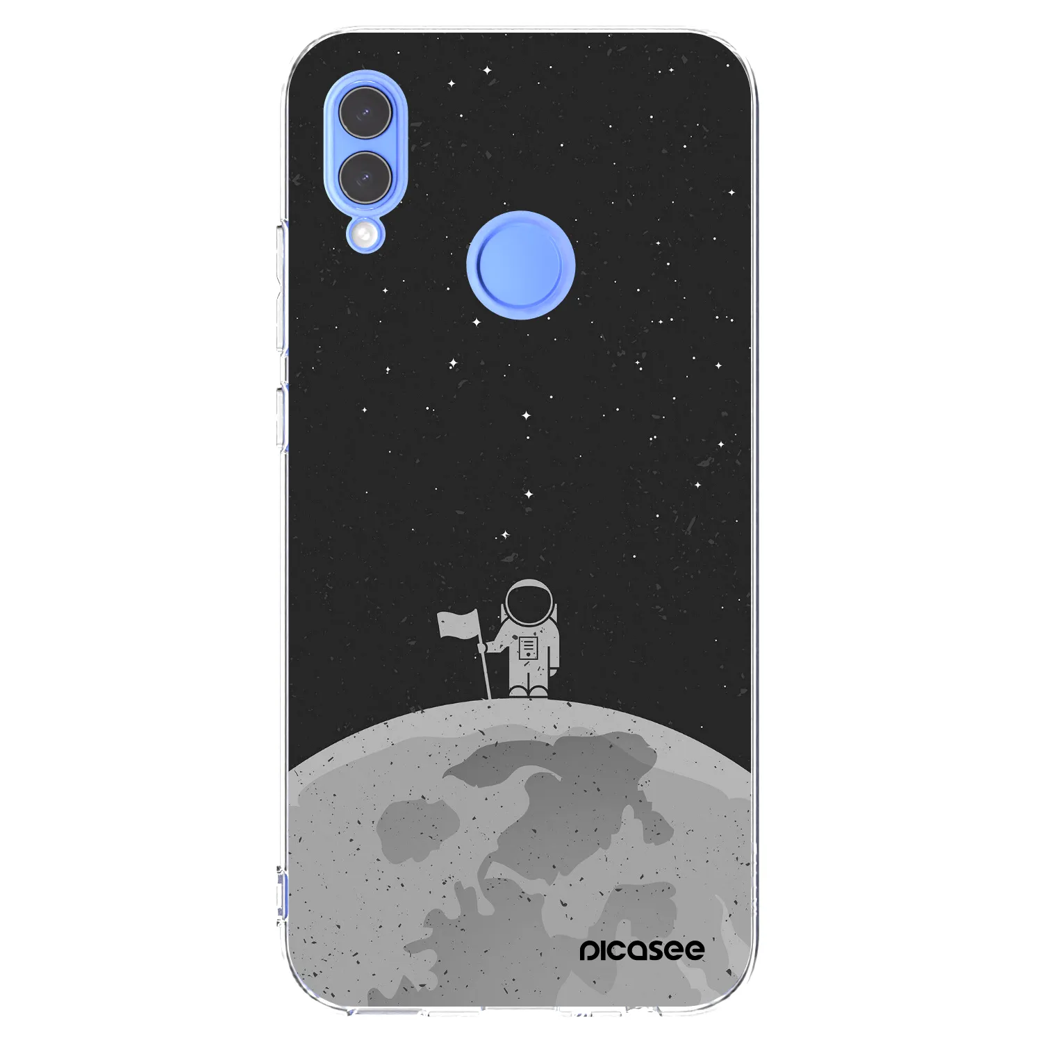 Picasee átlátszó szilikon tok az alábbi mobiltelefonokra Huawei P Smart 2019 - Astronaut