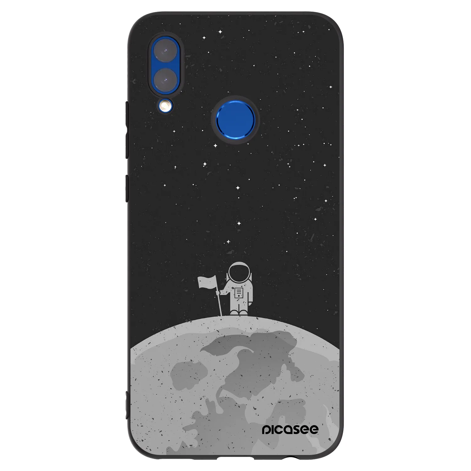 Picasee fekete szilikon tok az alábbi mobiltelefonokra Honor 10 Lite - Astronaut