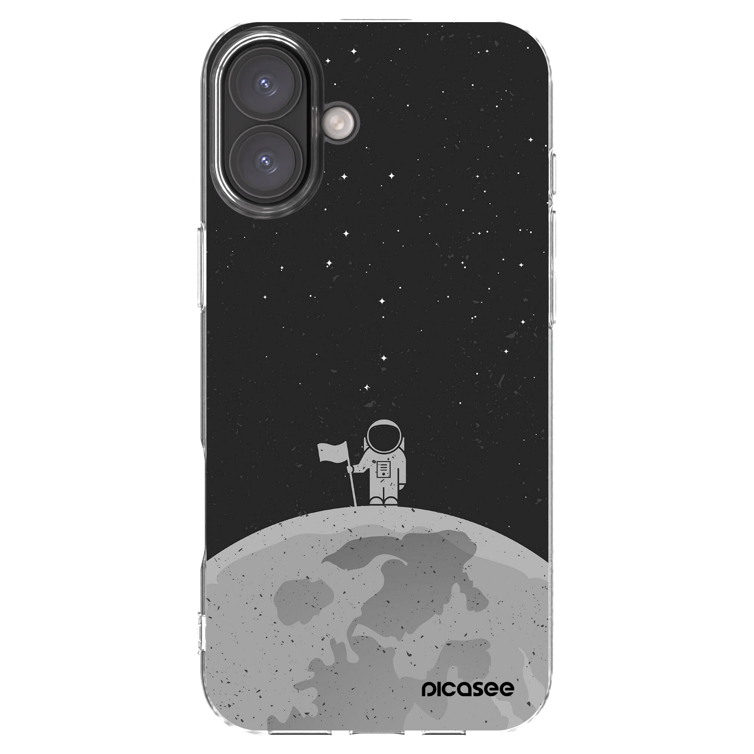 Picasee átlátszó szilikon tok az alábbi mobiltelefonokra Apple iPhone 16 Plus - Astronaut