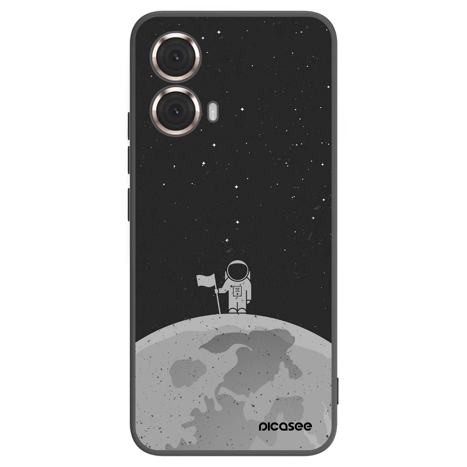 Picasee fekete szilikon tok az alábbi mobiltelefonokra Motorola Moto G85 - Astronaut