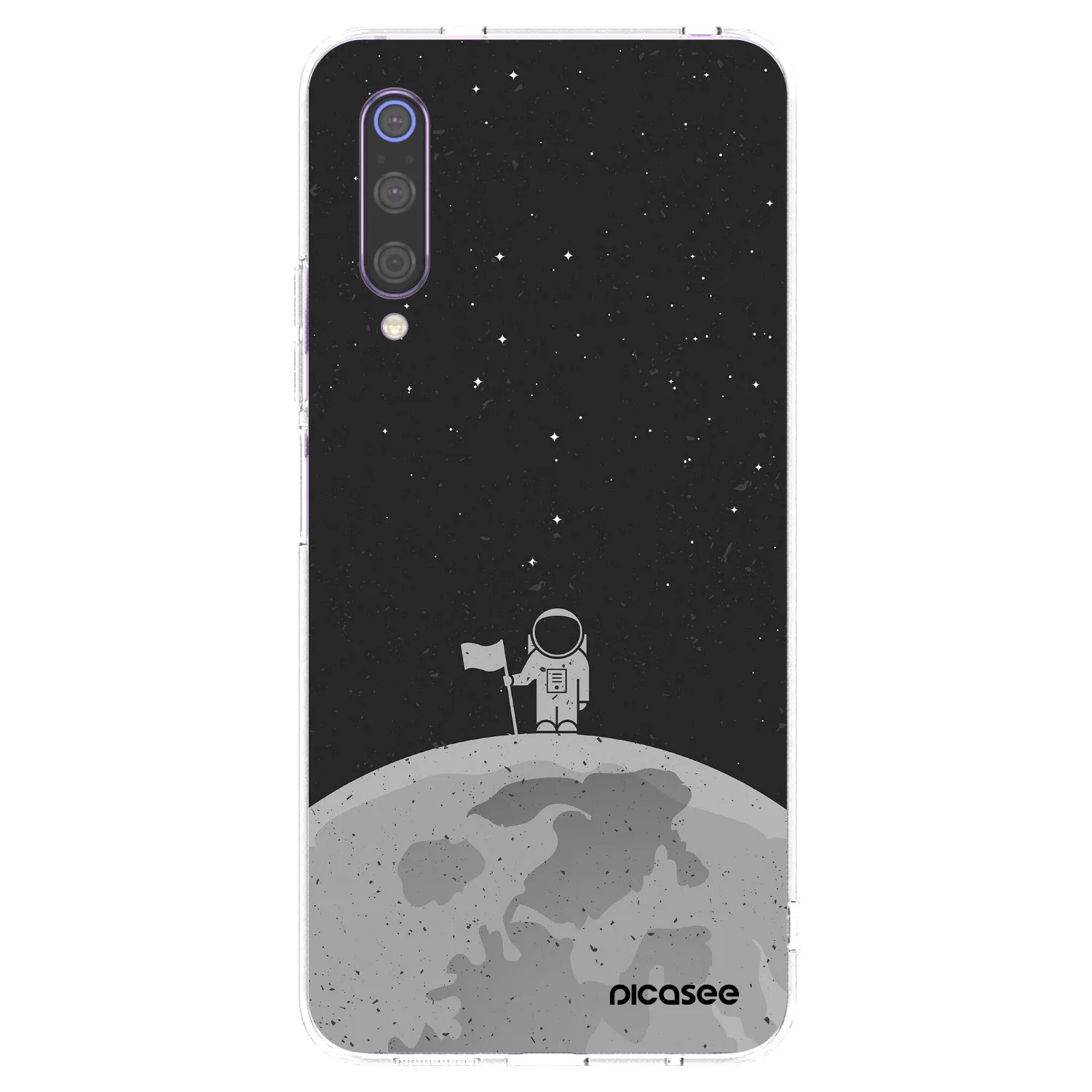 Picasee átlátszó szilikon tok az alábbi mobiltelefonokra Xiaomi Mi 9 - Astronaut