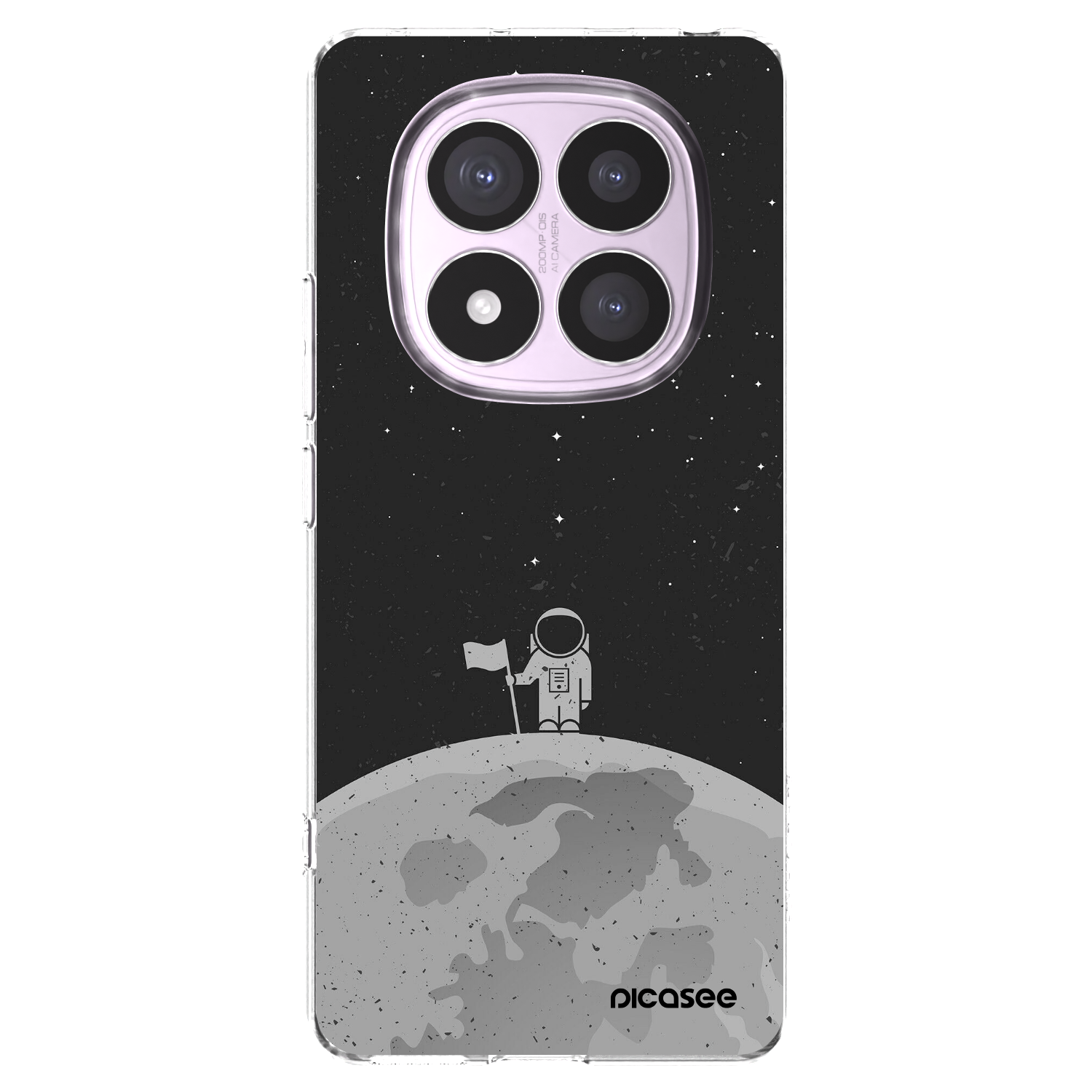 Picasee átlátszó szilikon tok az alábbi mobiltelefonokra Xiaomi Redmi Note 14 Pro 5G - Astronaut