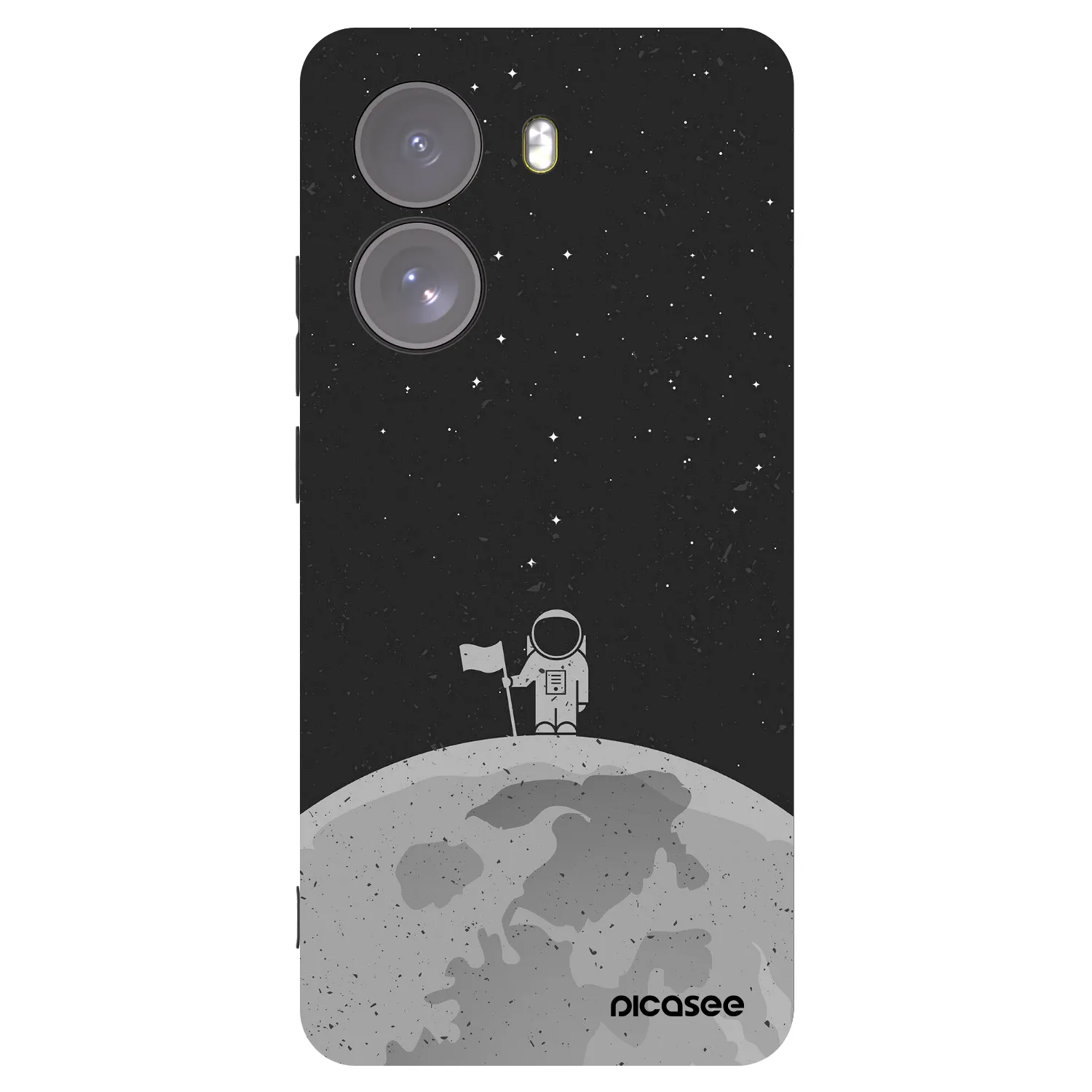 Picasee fekete szilikon tok az alábbi mobiltelefonokra Xiaomi Poco X7 - Astronaut