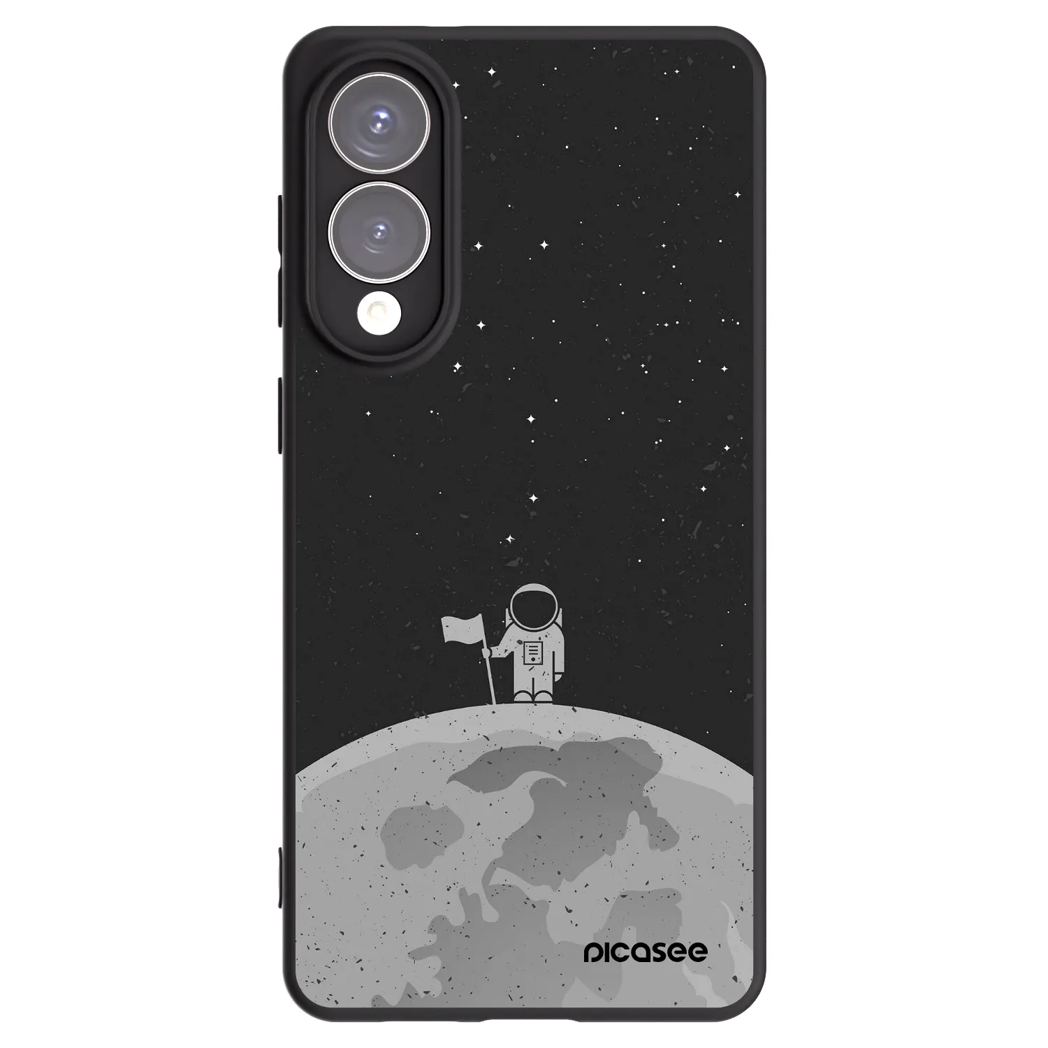 Picasee fekete szilikon tok az alábbi mobiltelefonokra Samsung Galaxy S25 Edge 5G - Astronaut