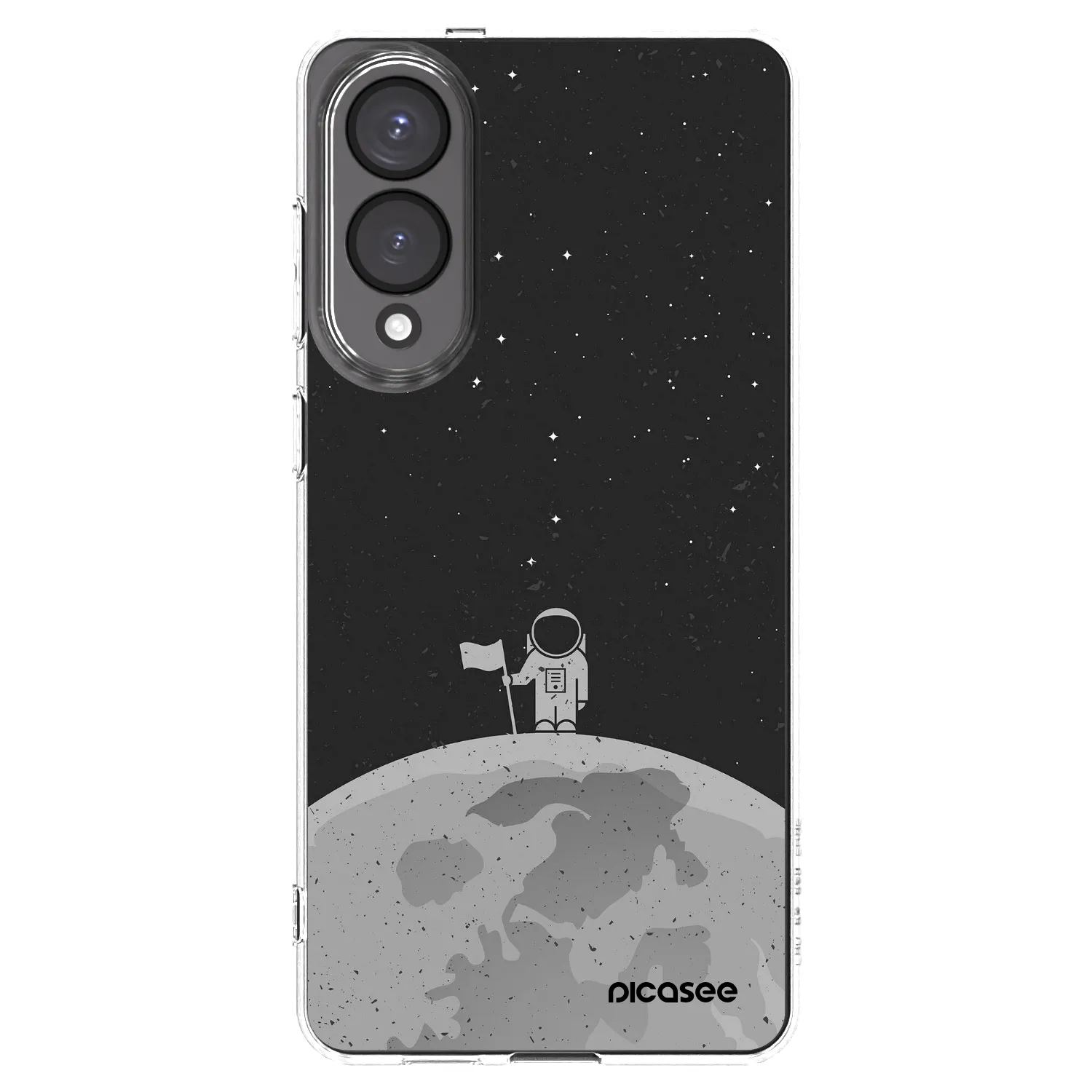 Picasee átlátszó szilikon tok az alábbi mobiltelefonokra Samsung Galaxy S25 Edge 5G - Astronaut
