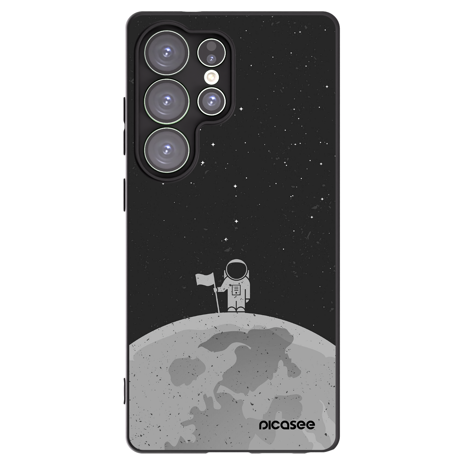 Picasee fekete szilikon tok az alábbi mobiltelefonokra Samsung Galaxy S25 Ultra 5G - Astronaut