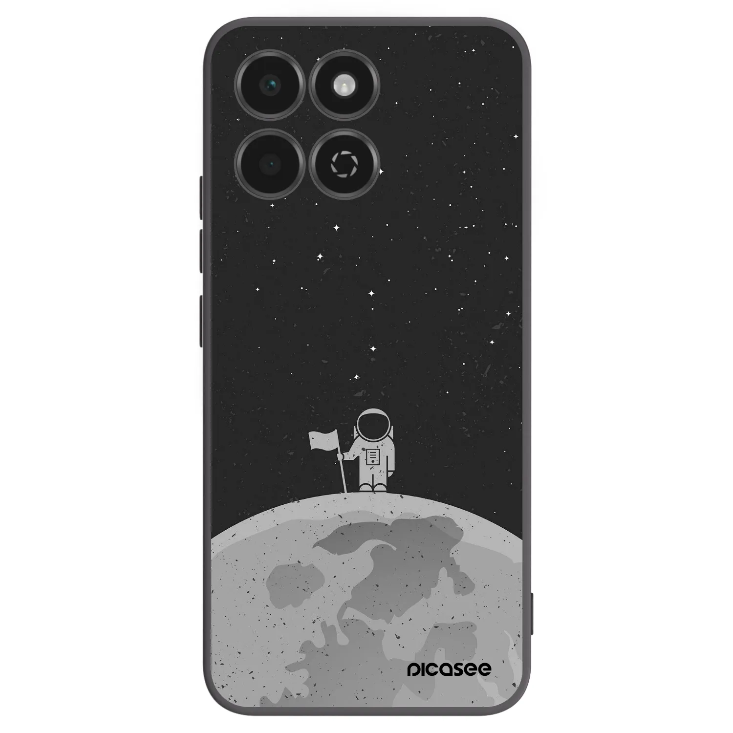 Picasee fekete szilikon tok az alábbi mobiltelefonokra Honor 200 Smart 5G - Astronaut